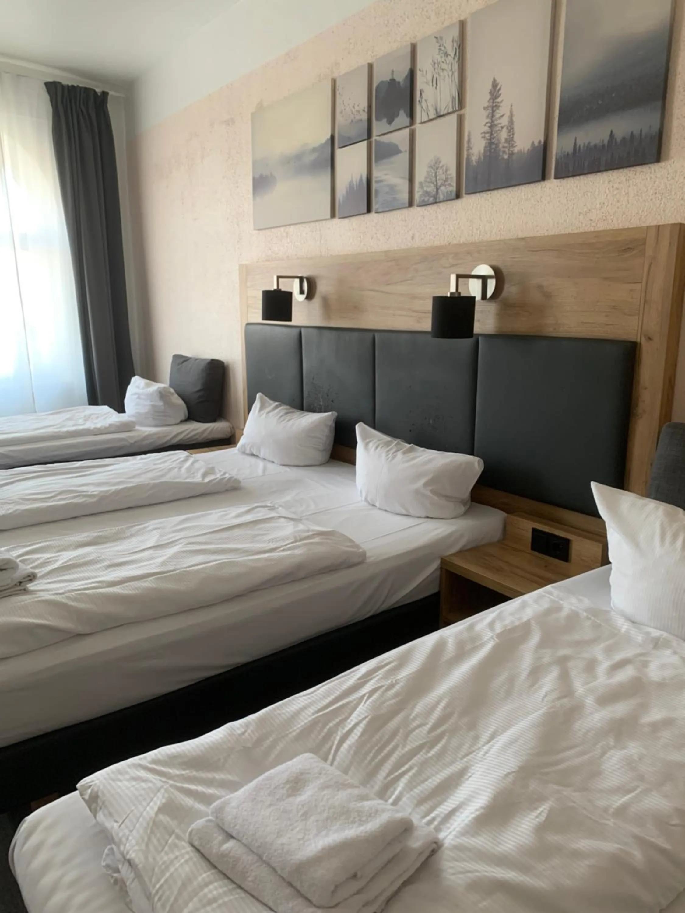 Bed in Hotel Bee Fang