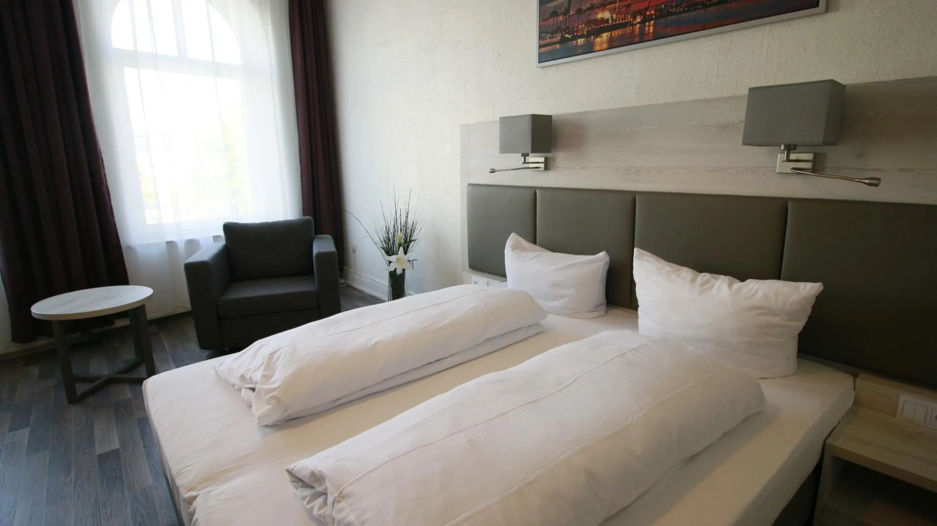 Bed in Hotel Bee Fang