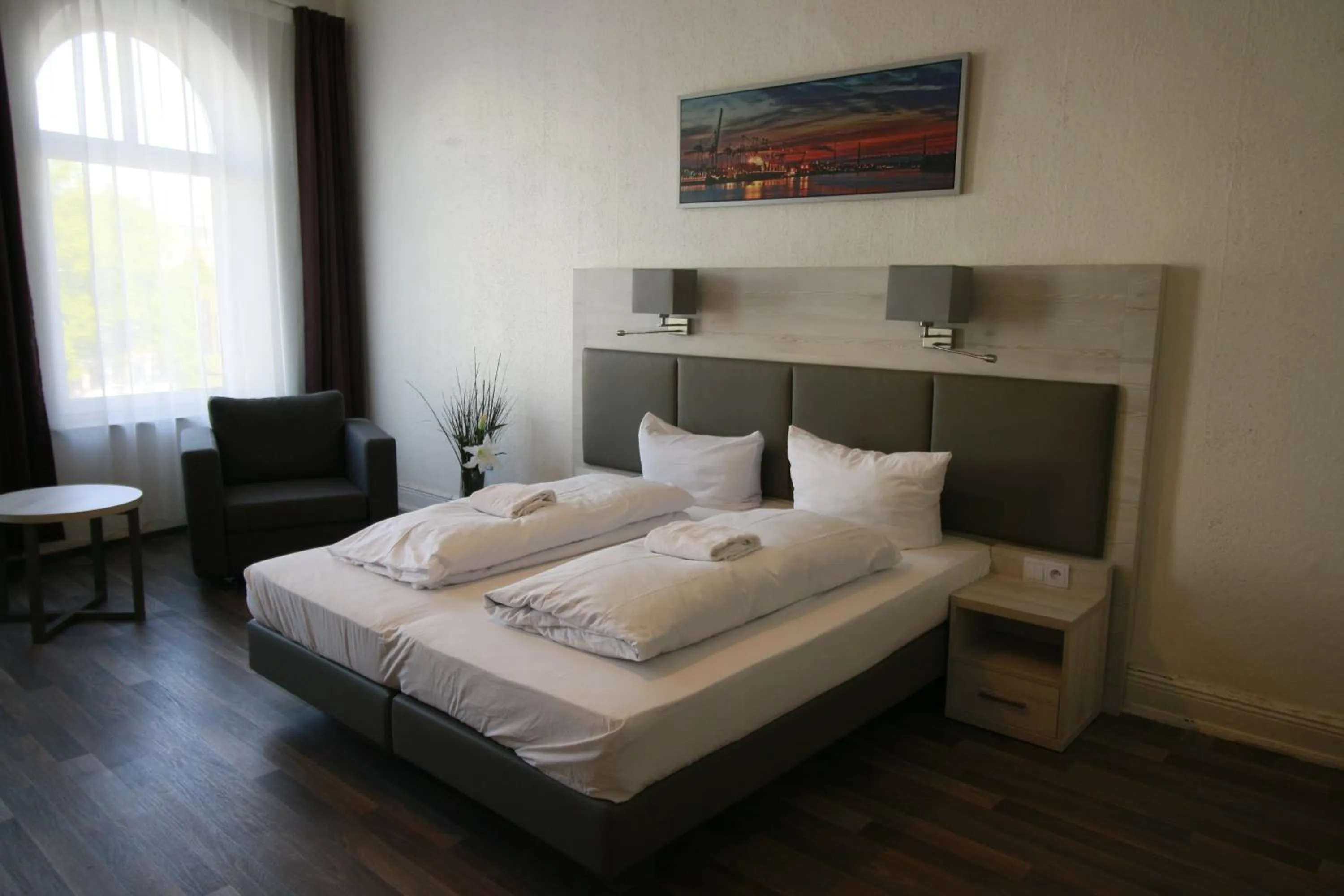 Bed in Hotel Bee Fang