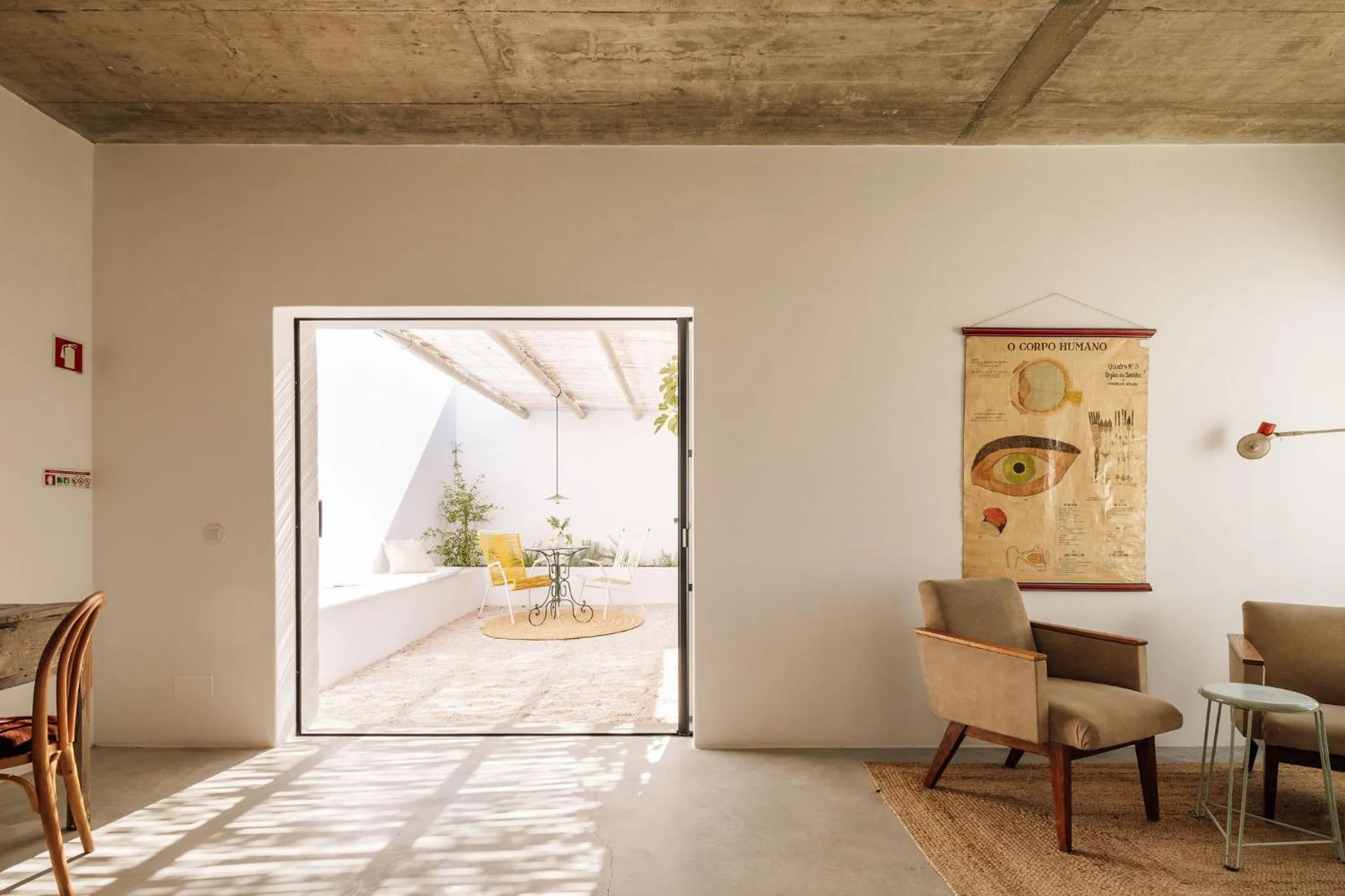 Living room in Hospedaria