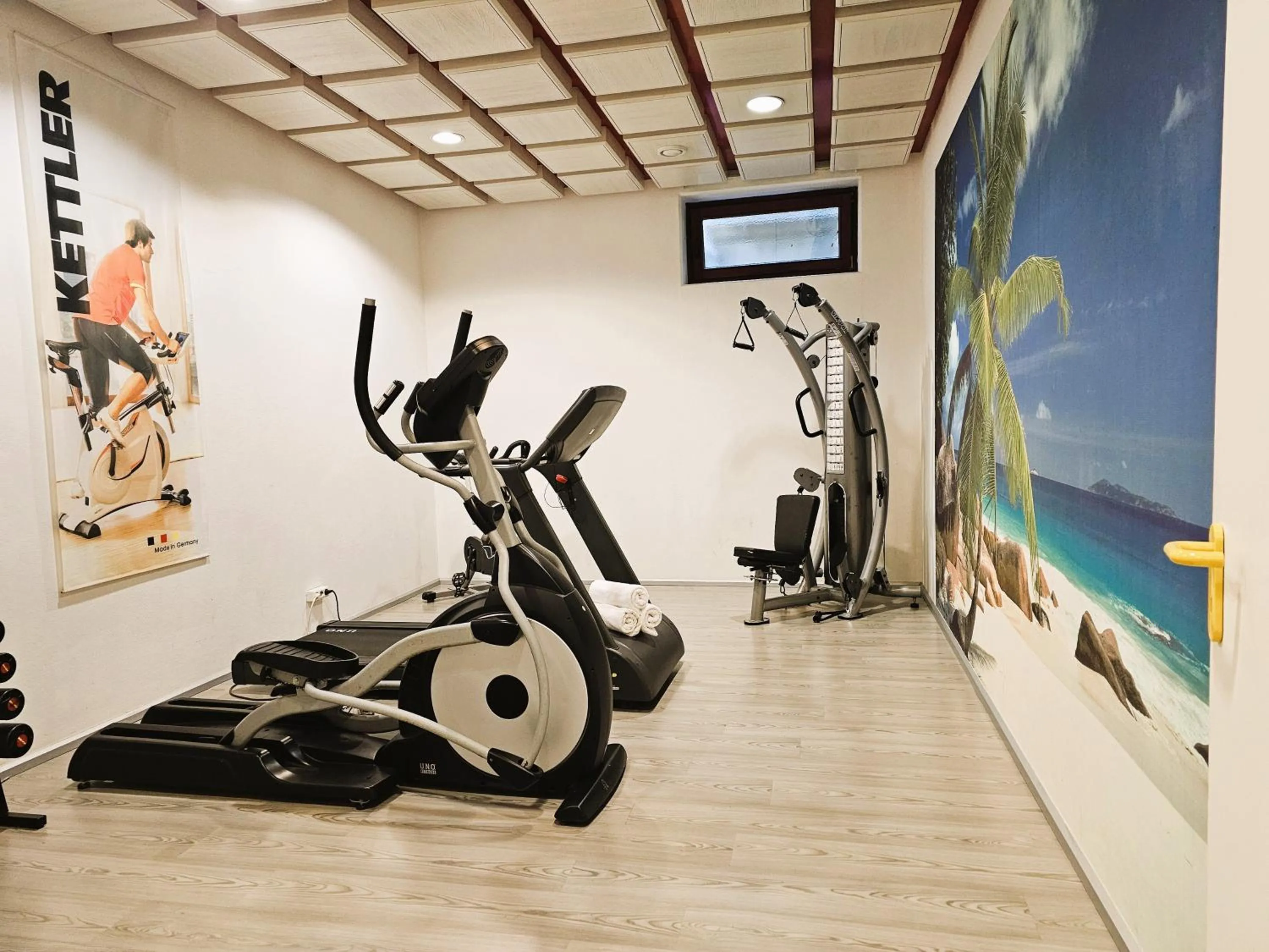 Fitness centre/facilities in Arvena Park Hotel