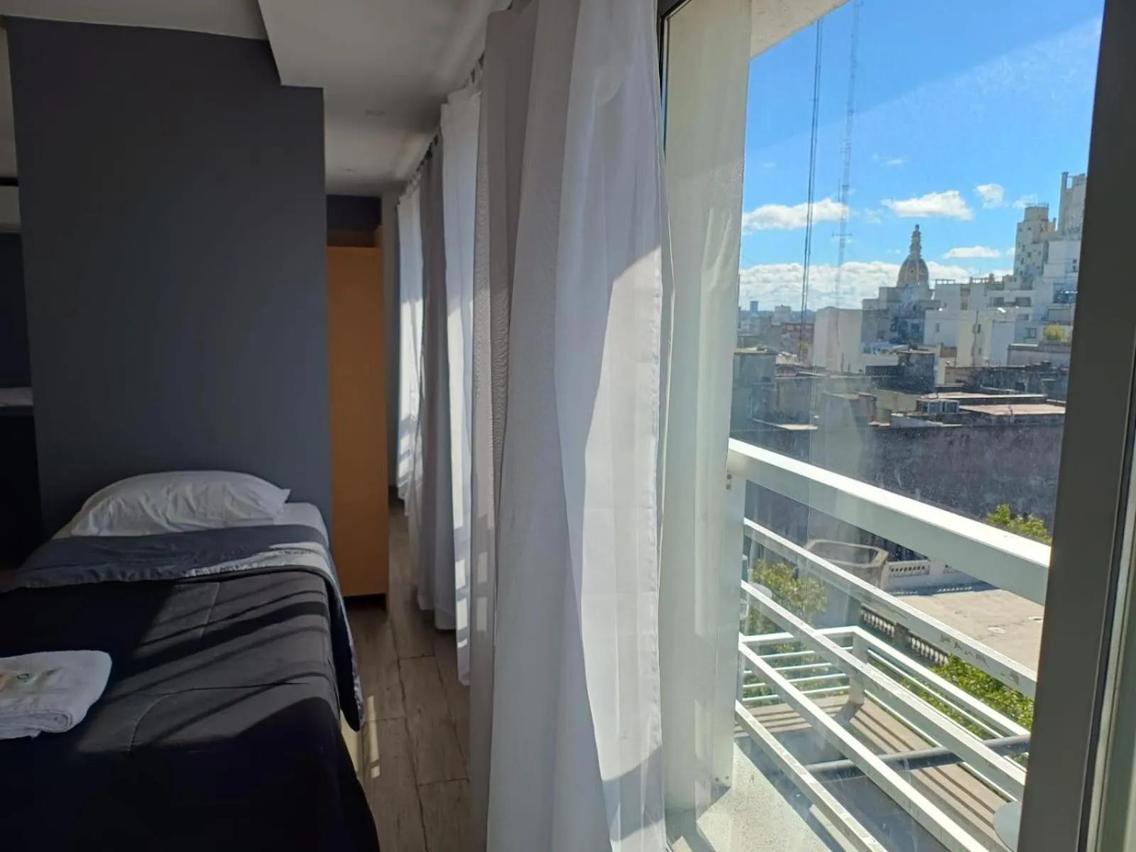 City view, Bed in Quijano Hotel - Aparts & Suites