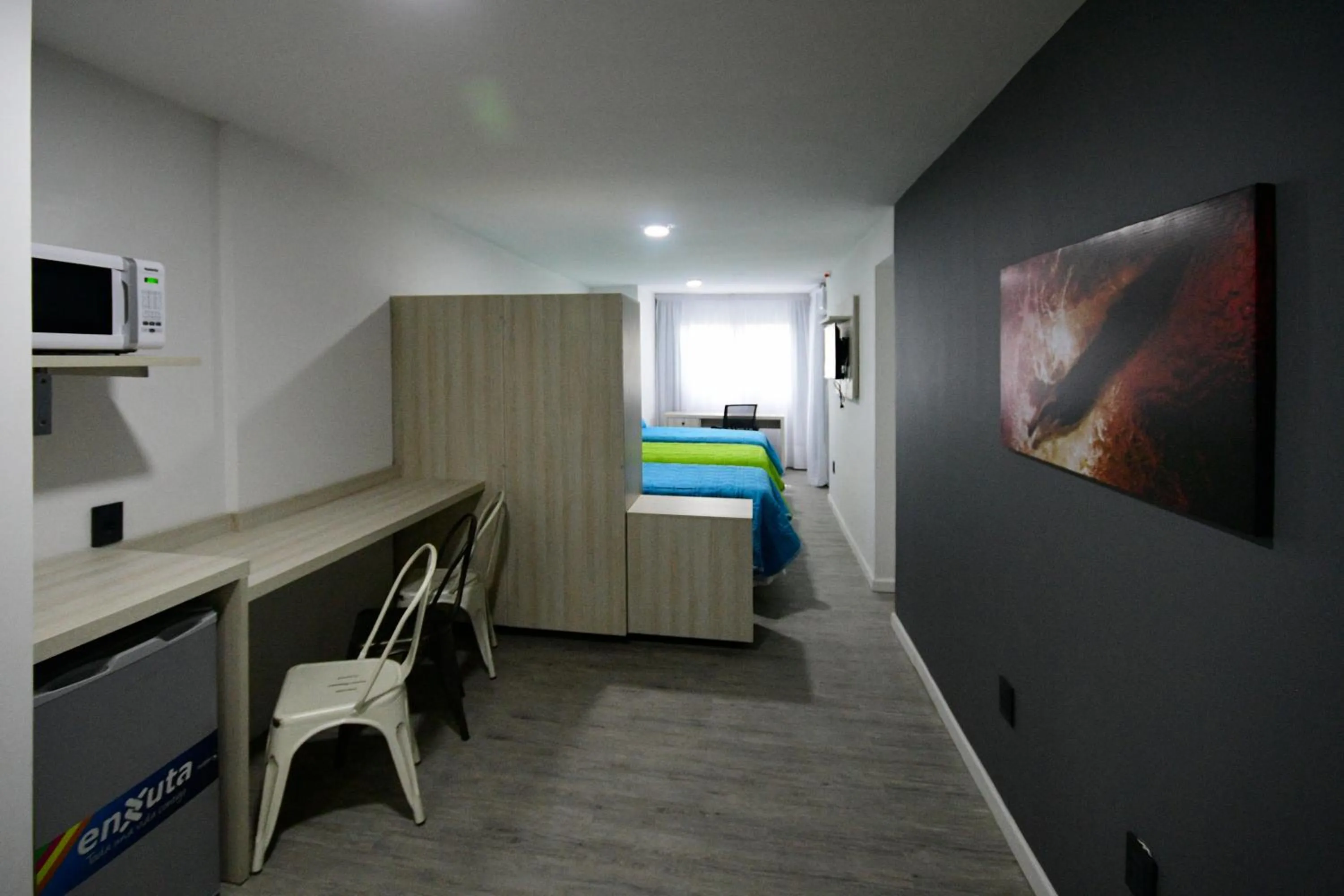 TV and multimedia, Bed in Quijano Hotel - Aparts & Suites