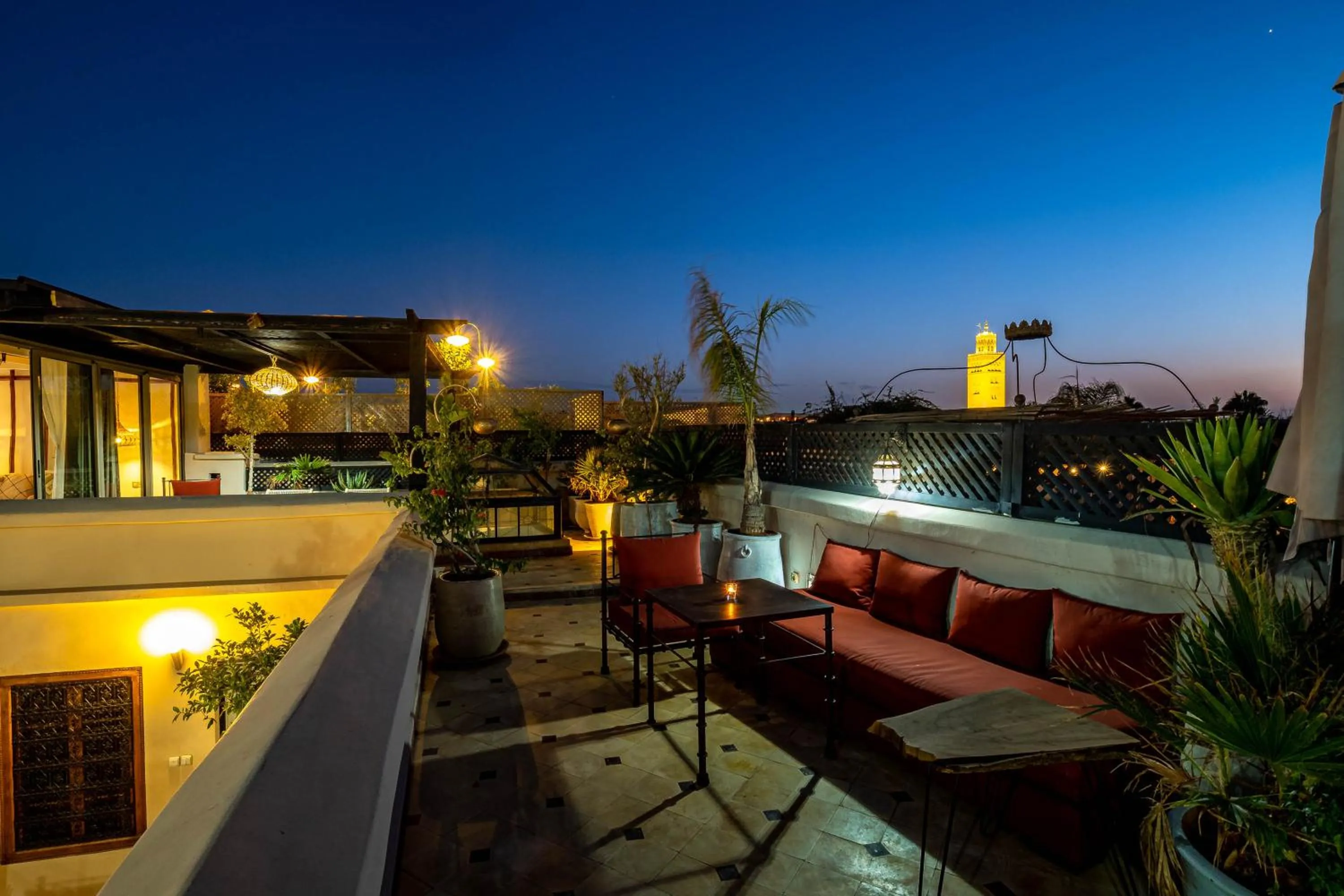 Balcony/Terrace in Riad La Croix Berbere Deluxe