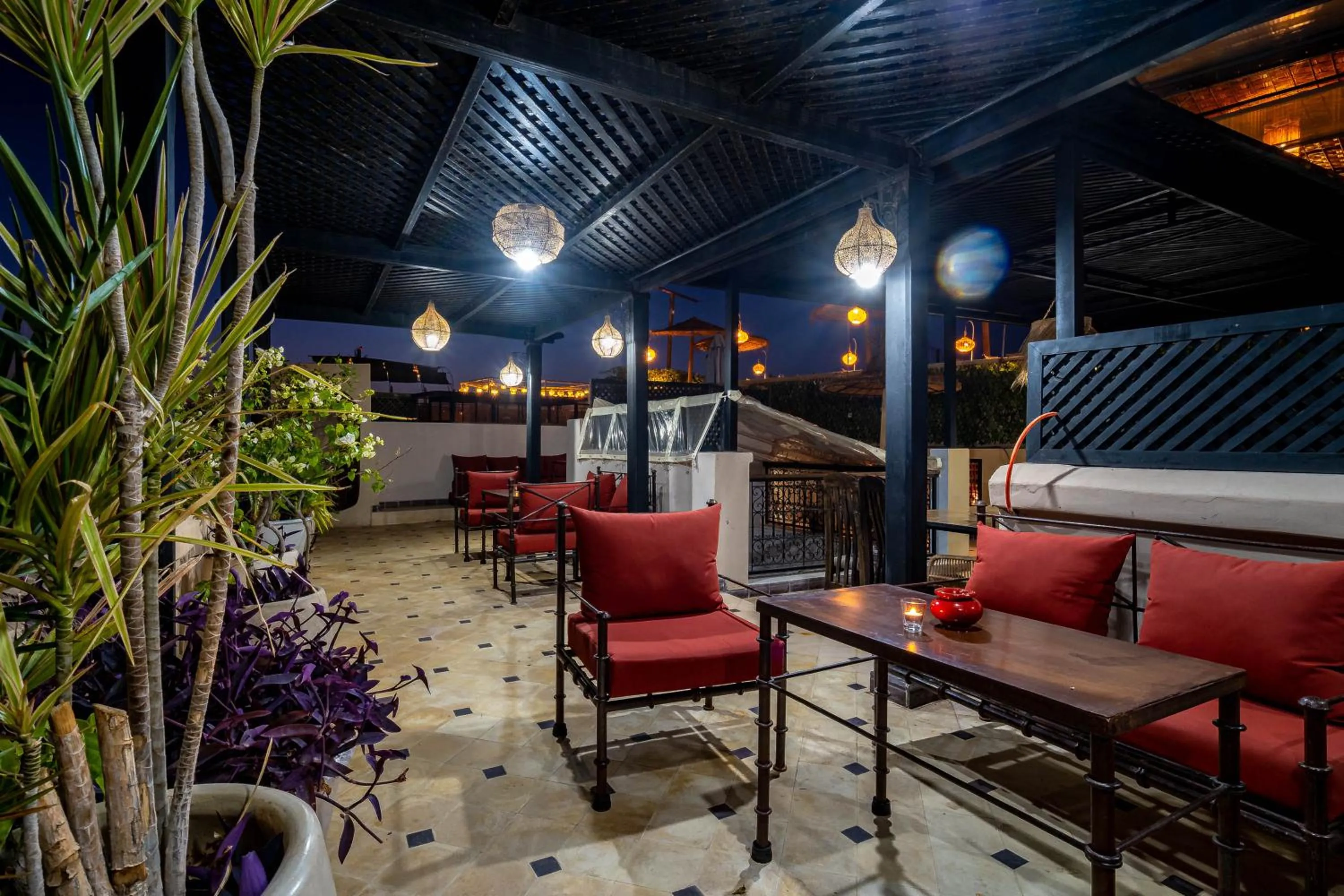 Balcony/Terrace in Riad La Croix Berbere Deluxe