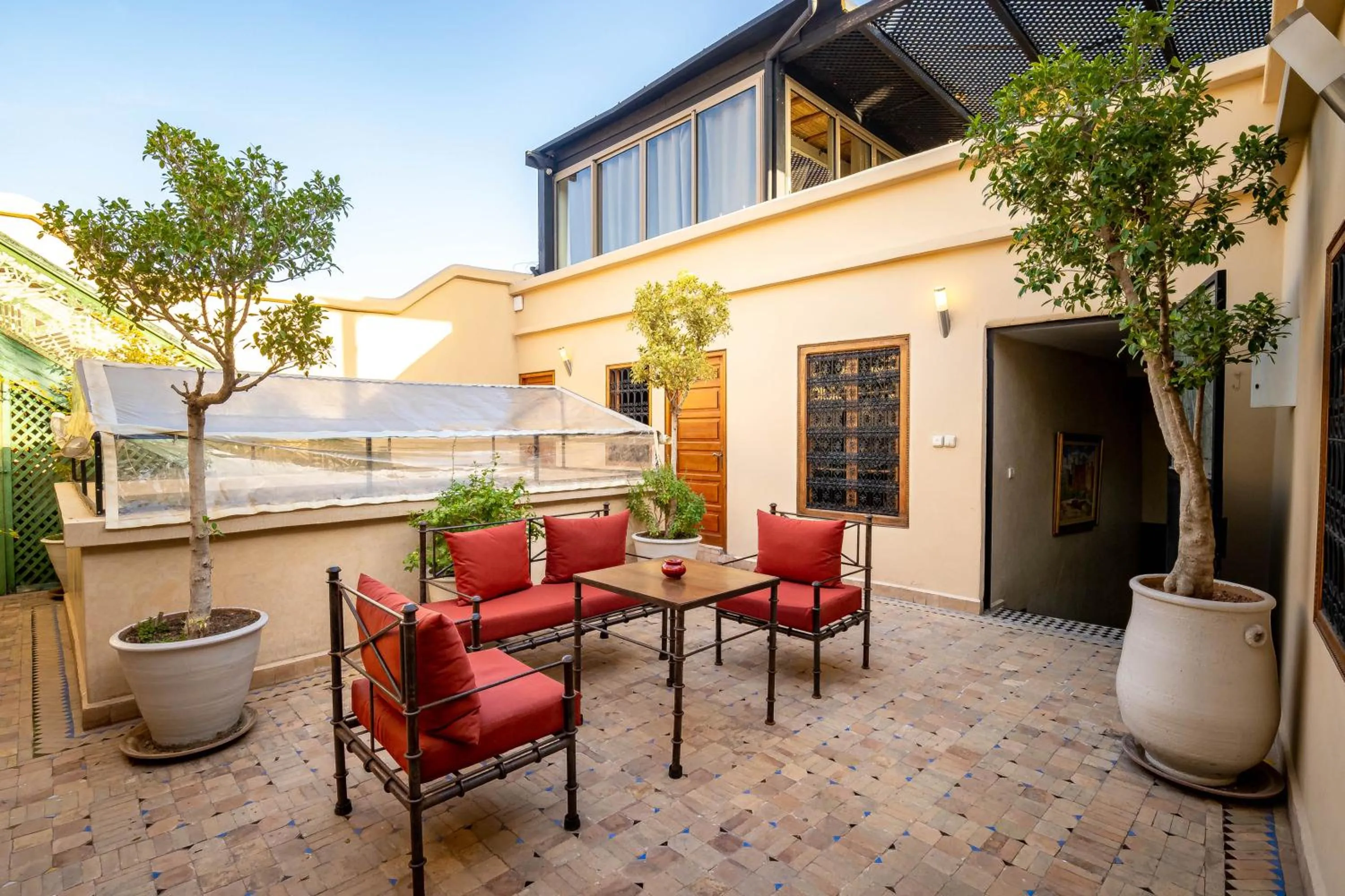 Balcony/Terrace in Riad La Croix Berbere Deluxe