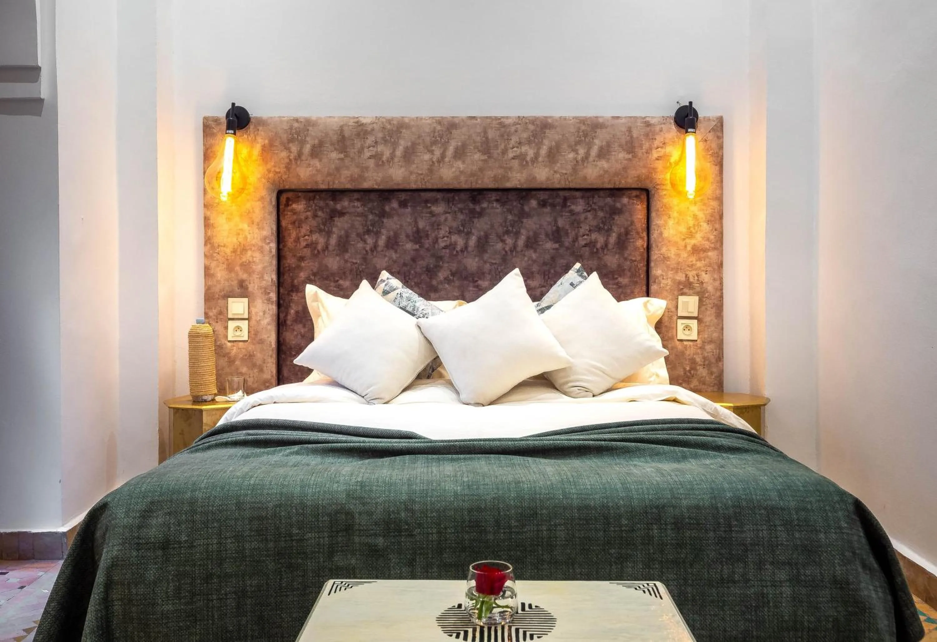 Bedroom, Bed in Riad La Croix Berbere Deluxe
