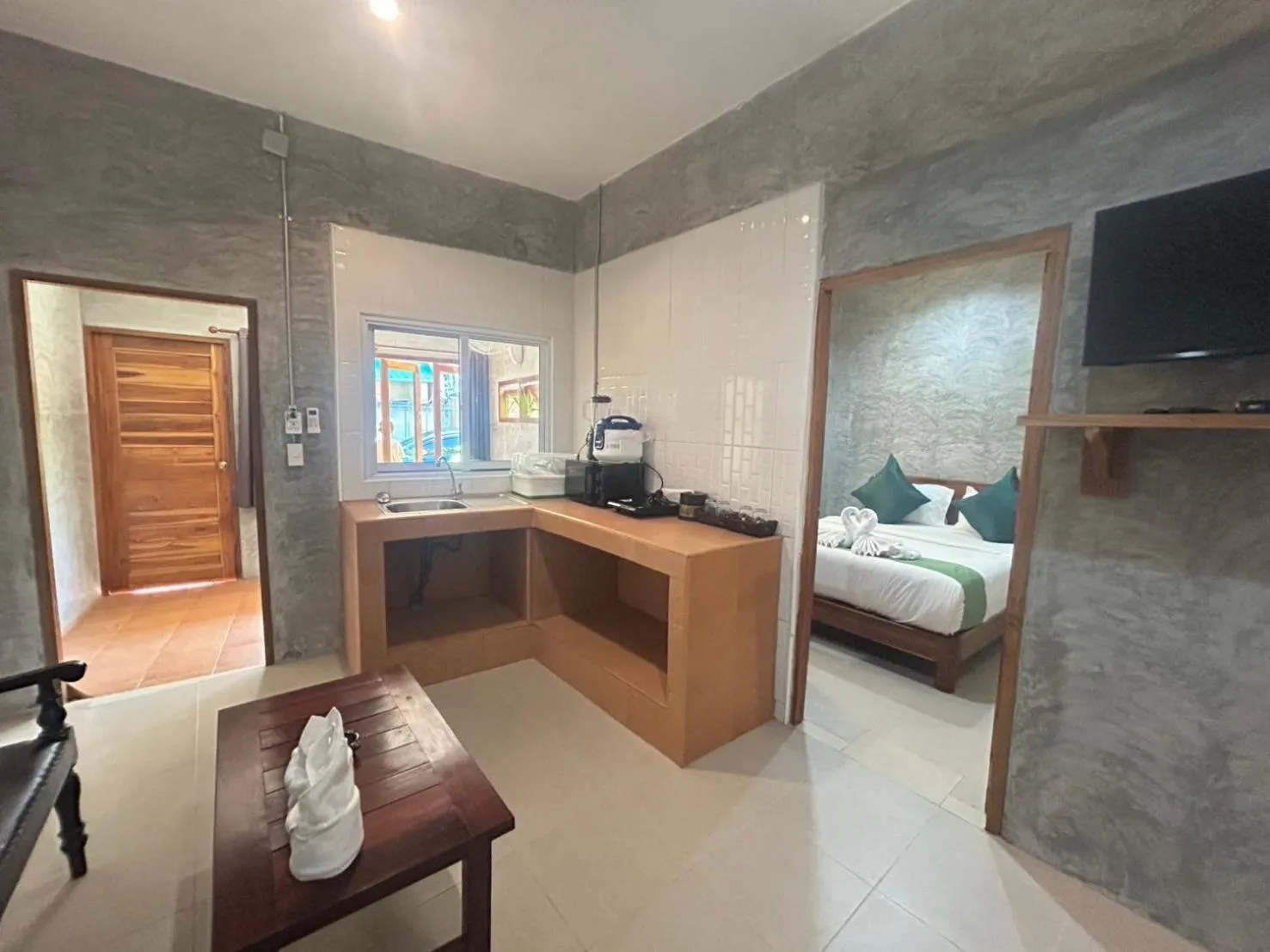 Bed in Araya Boutique Hotel