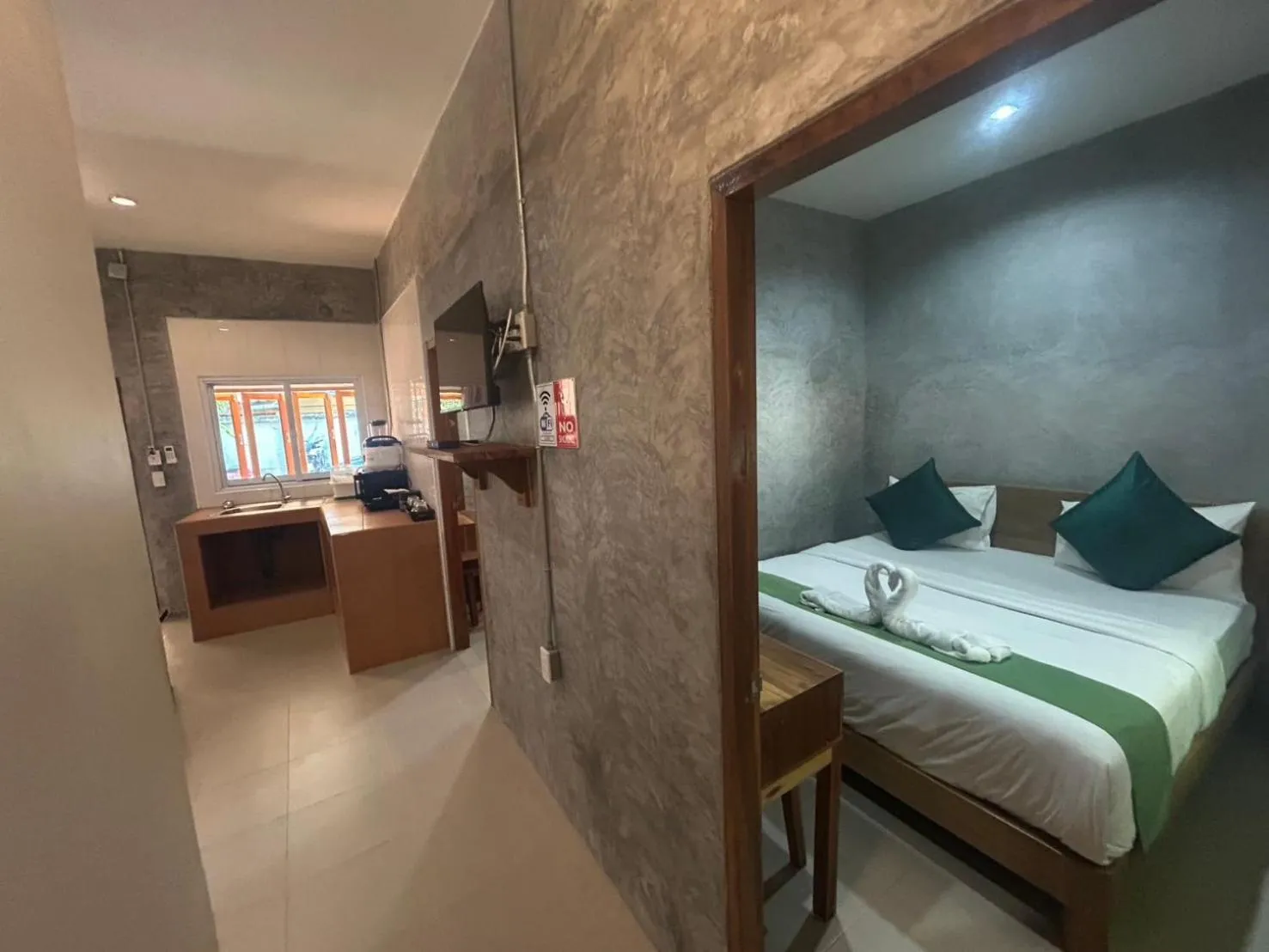 Bed in Araya Boutique Hotel