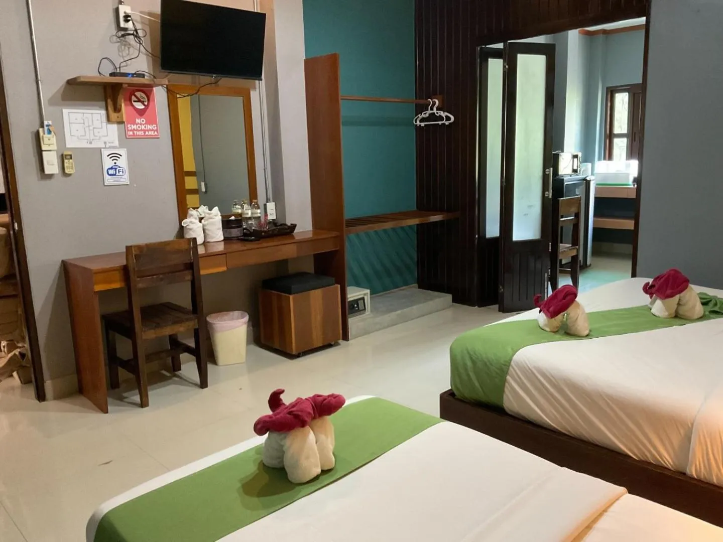 Bed in Araya Boutique Hotel