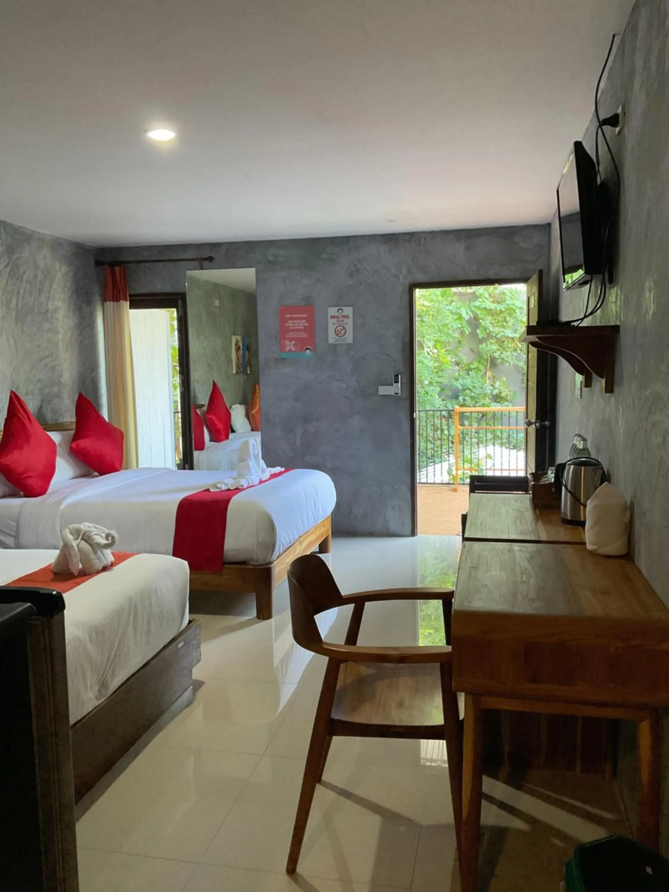 Bed in Araya Boutique Hotel