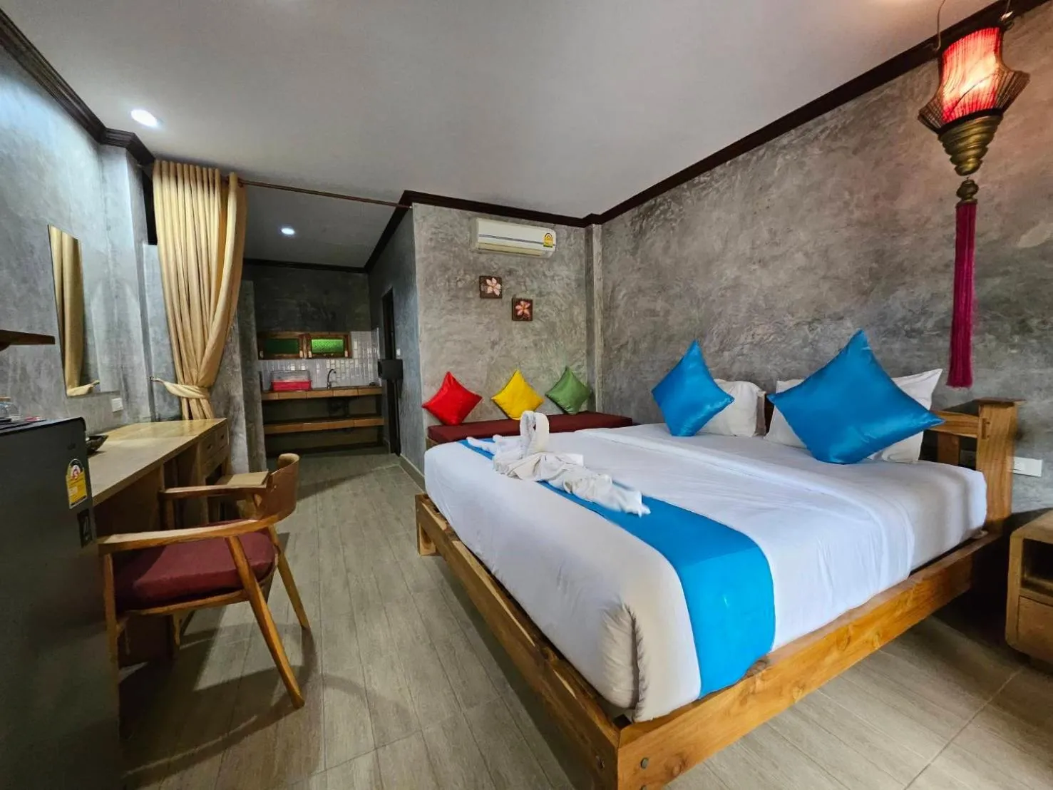 Bed in Araya Boutique Hotel