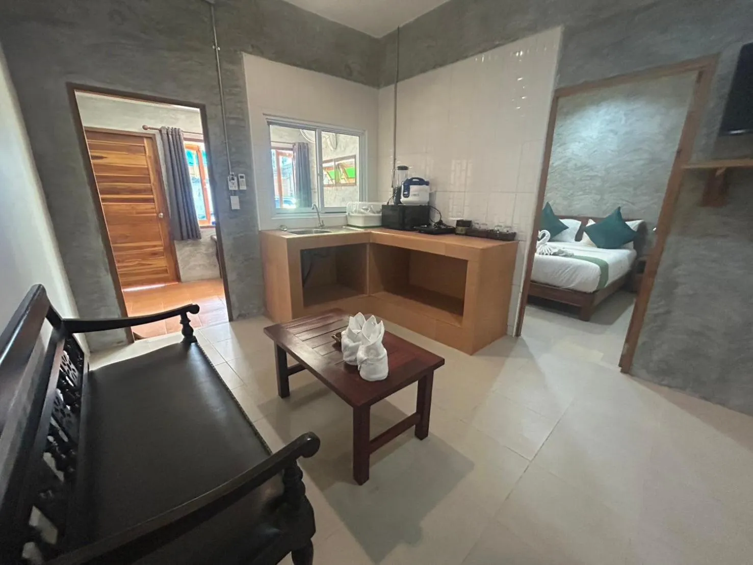 Bed in Araya Boutique Hotel