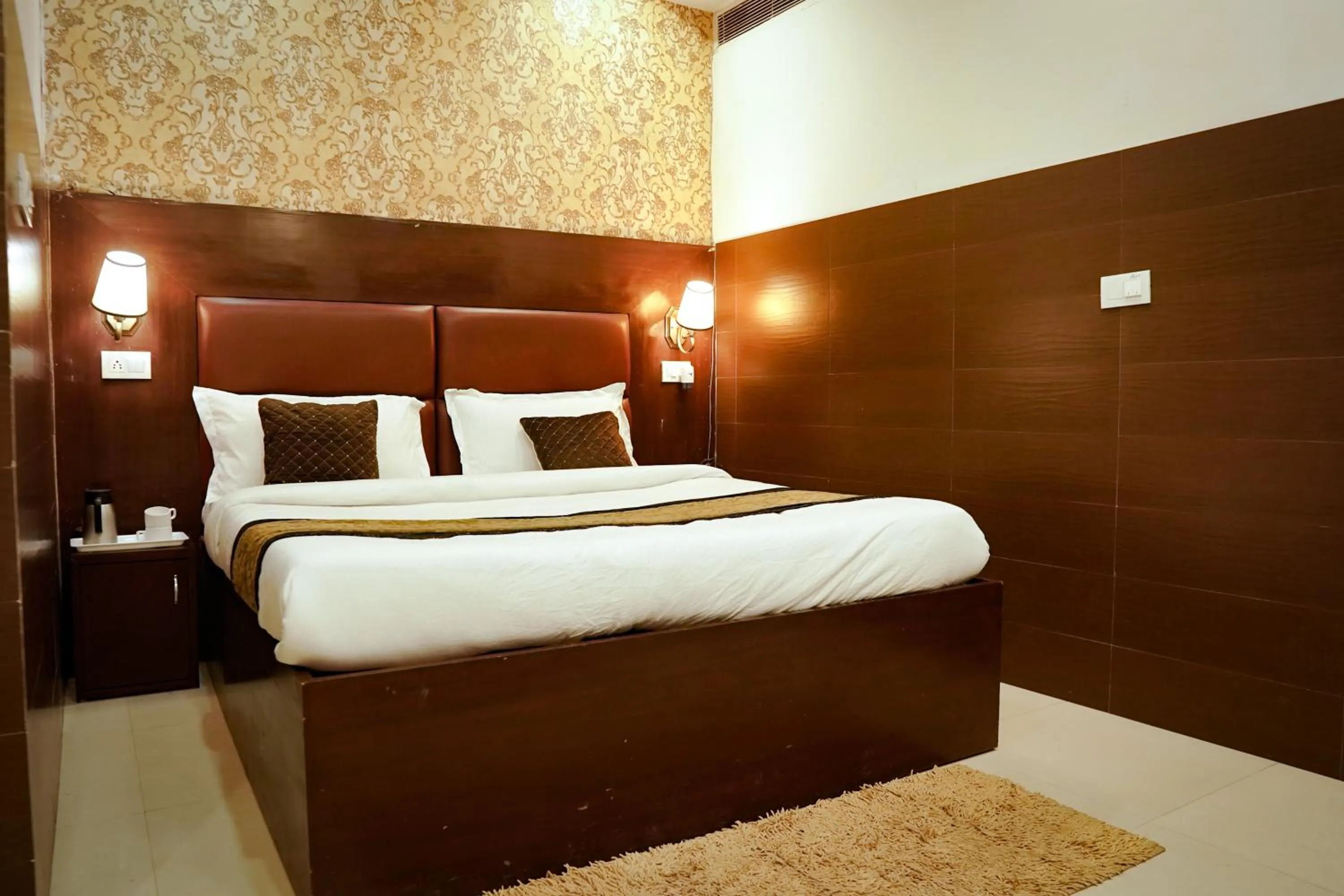 Bedroom, Bed in Hotel The Black Gold