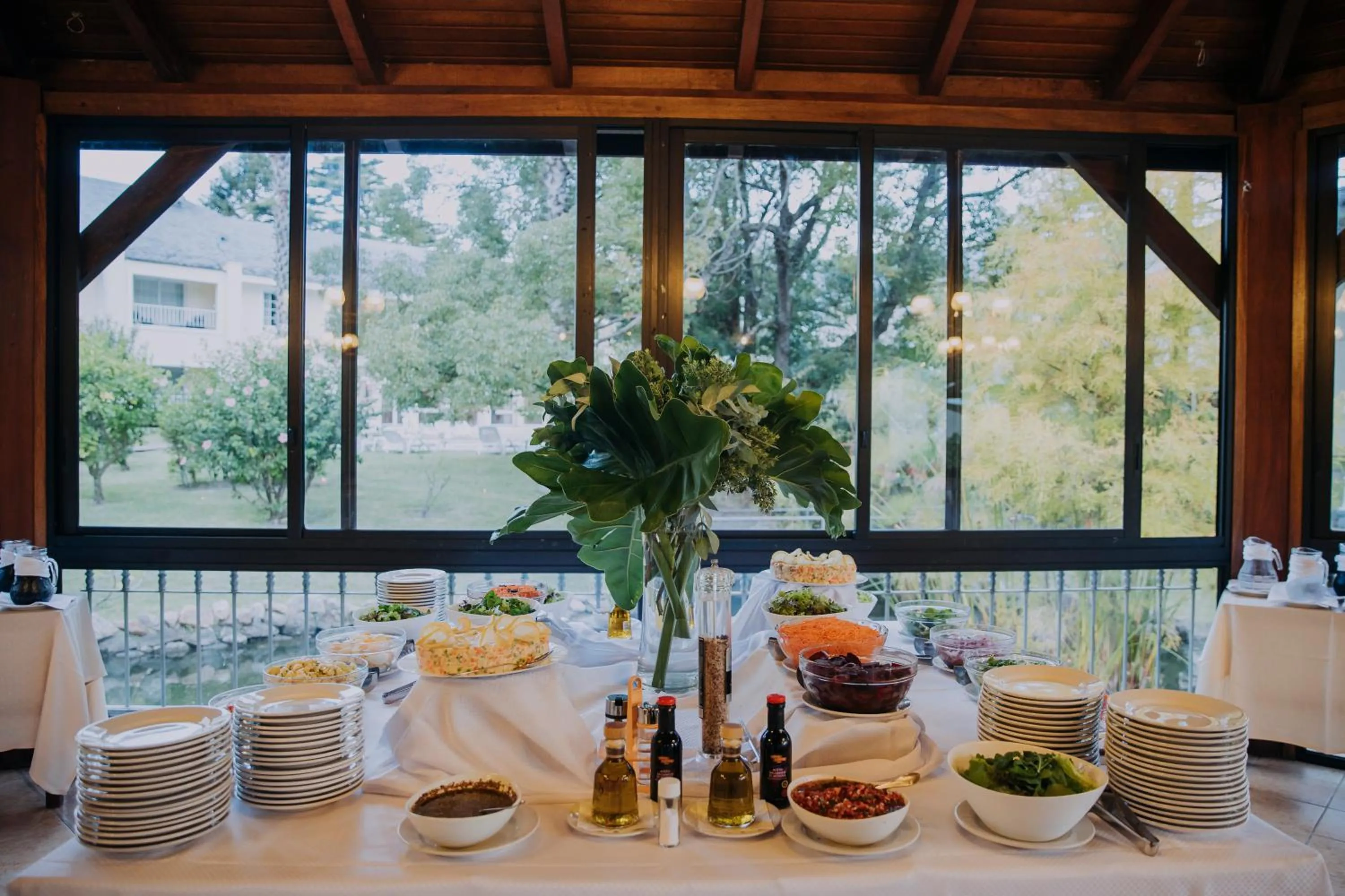 BBQ facilities in Parque Hotel Jean Clevers