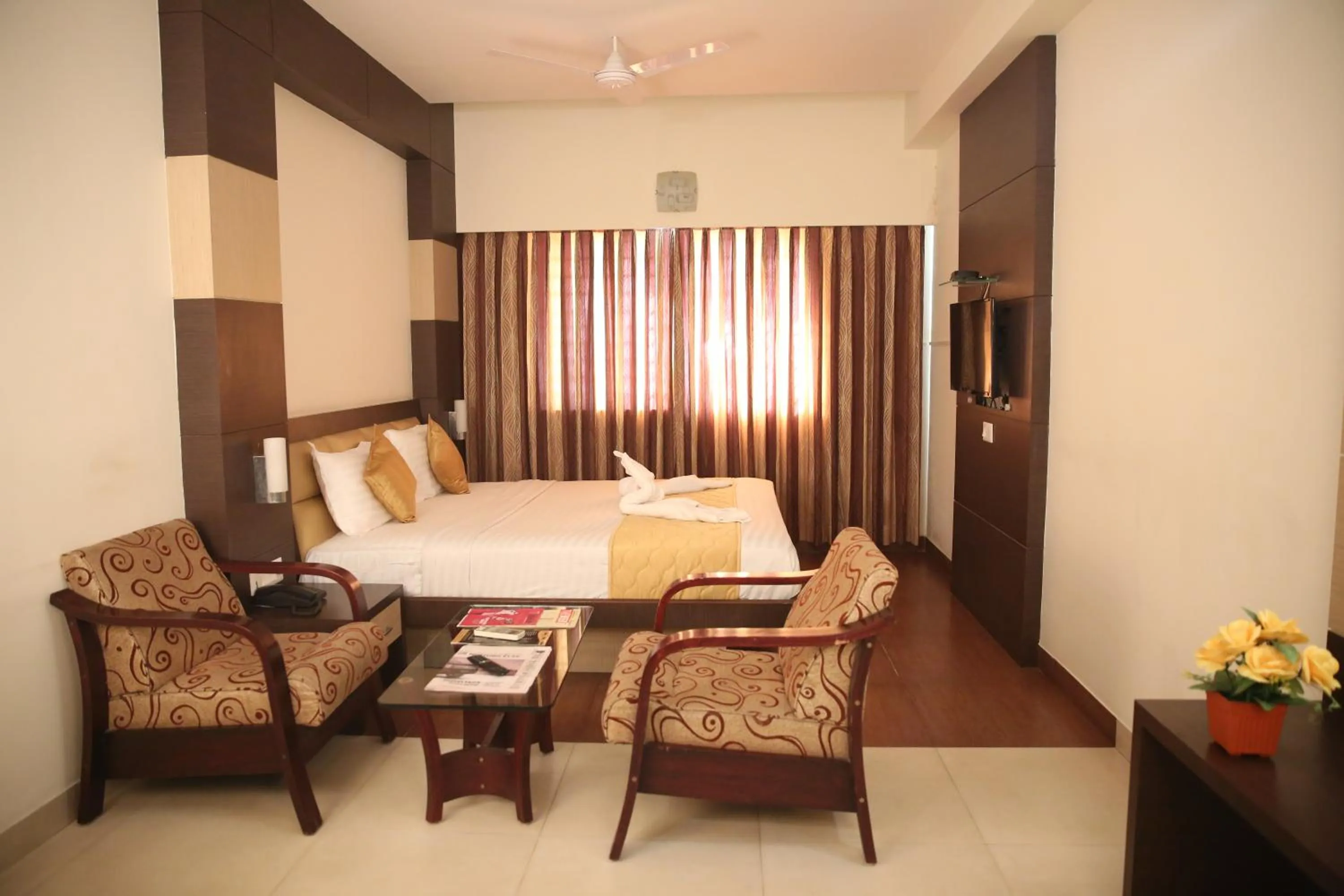 Bedroom, Bed in Sri Krishna Palace