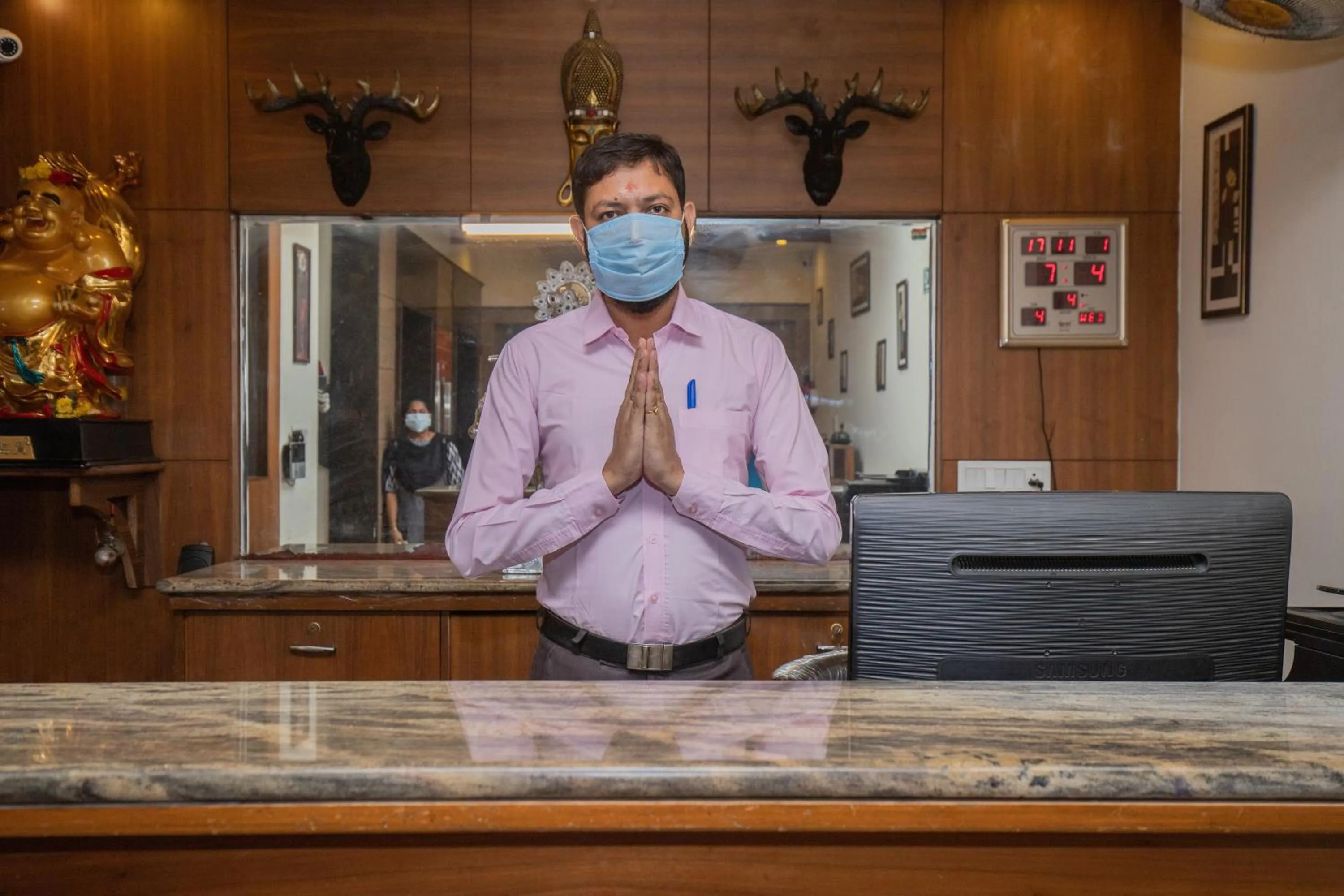 Facade/entrance in Sri Krishna Palace