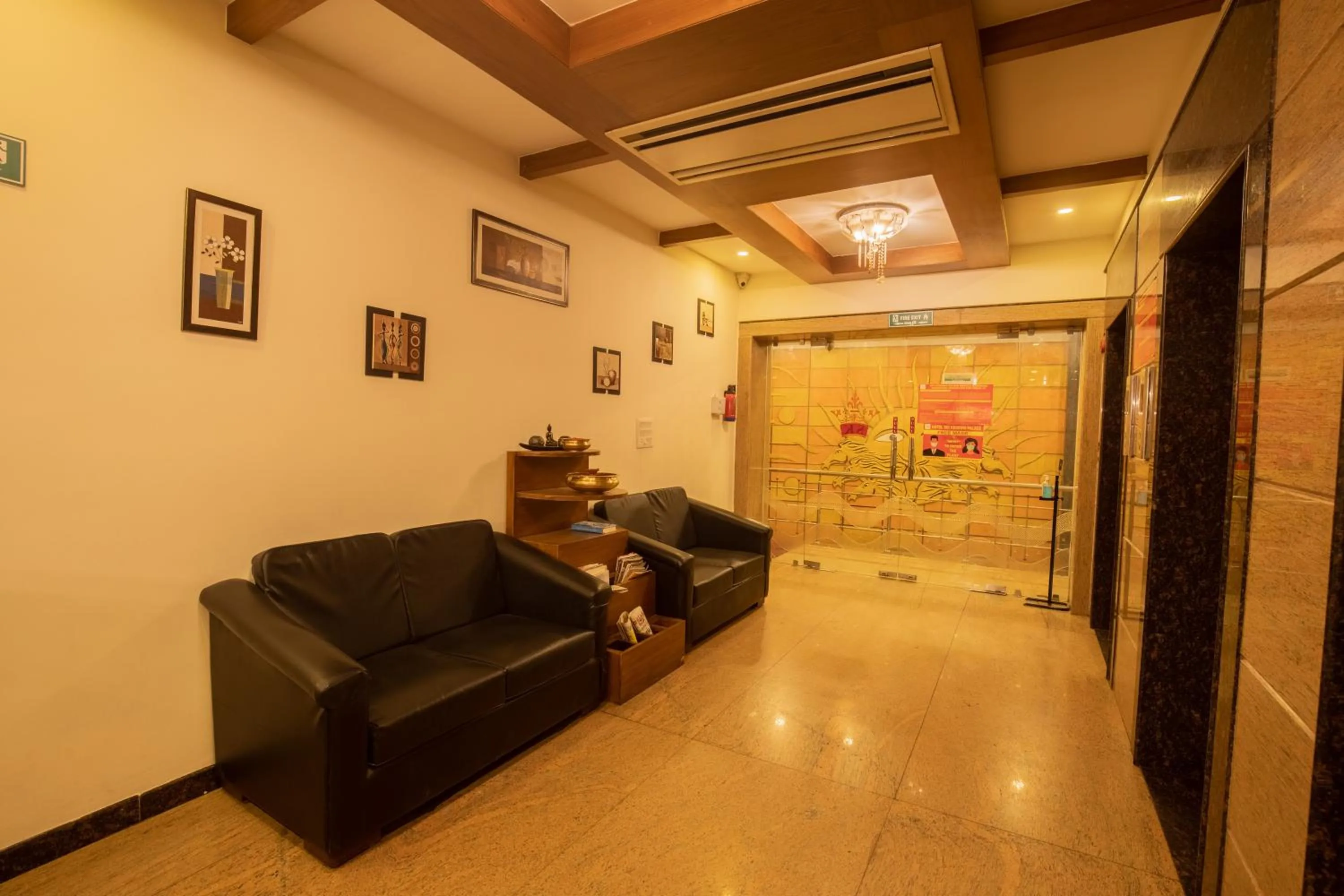 Seating area in Sri Krishna Palace