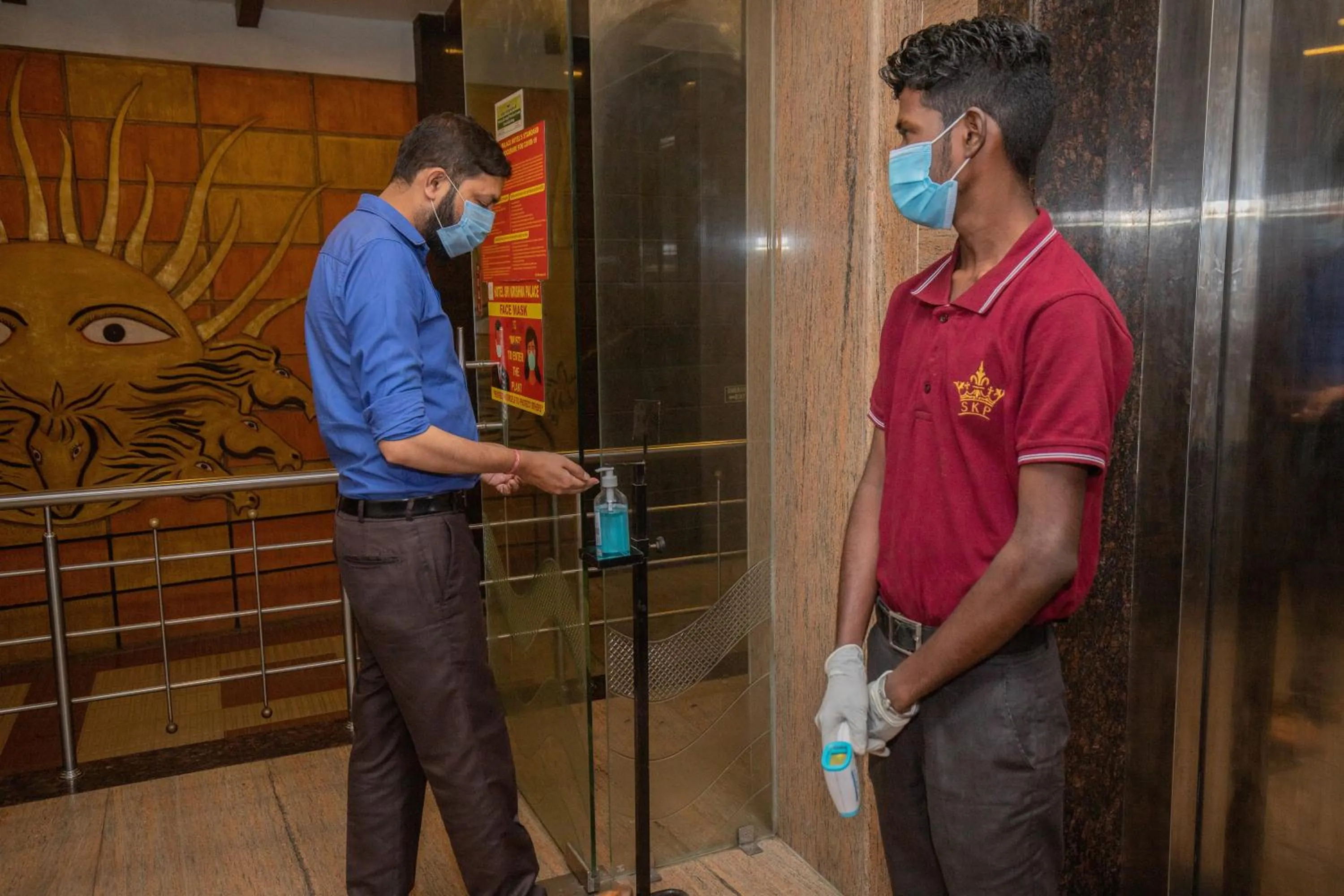 Staff in Sri Krishna Palace