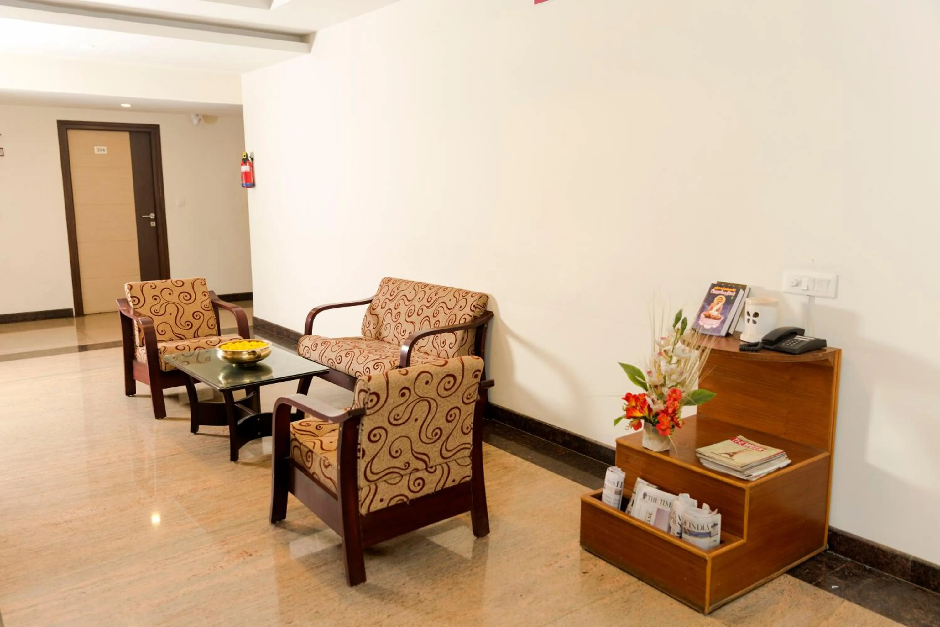 Lobby or reception in Sri Krishna Palace