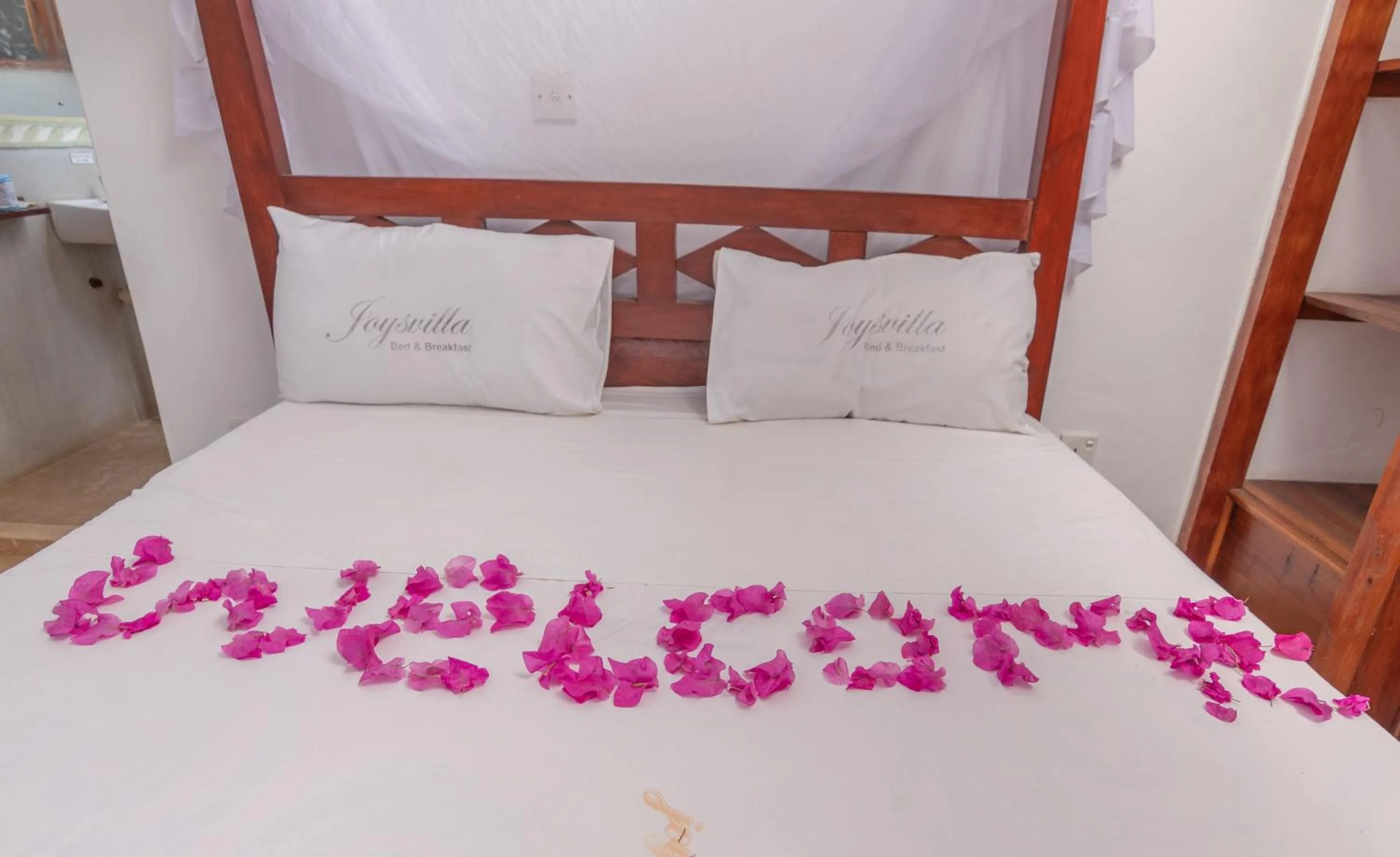 Bed in JoysVilla Family Holiday Home