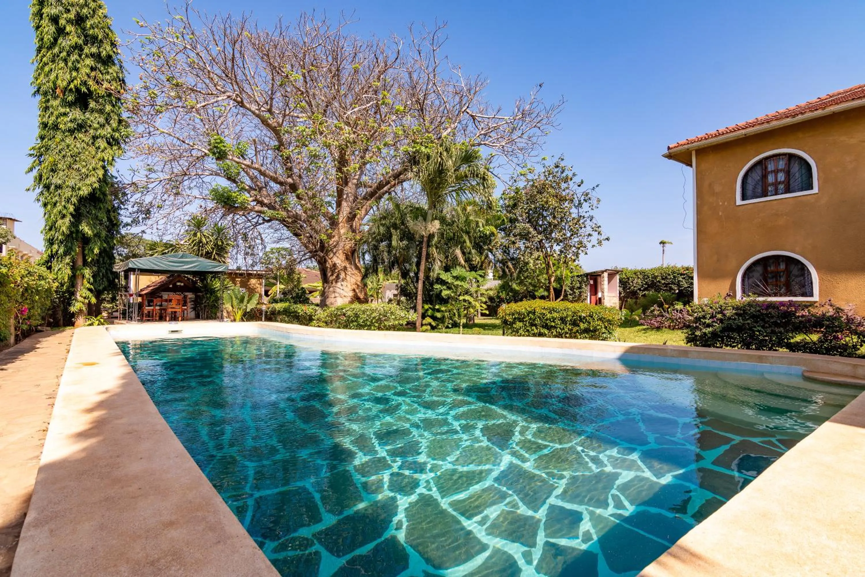 Swimming pool in JoysVilla Family Holiday Home