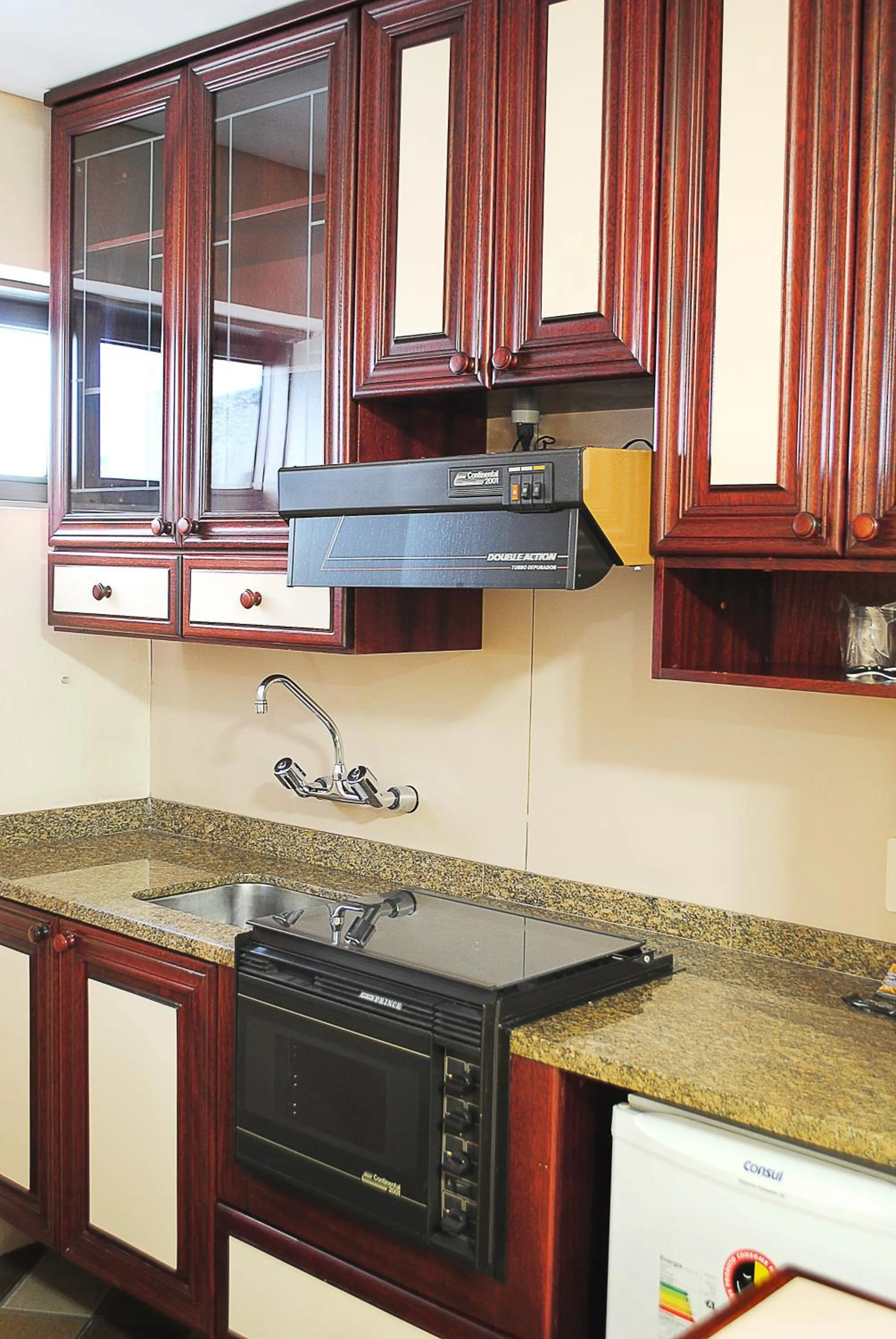 Kitchen or kitchenette in Travel Inn Premium Flats Paulista Wall Street