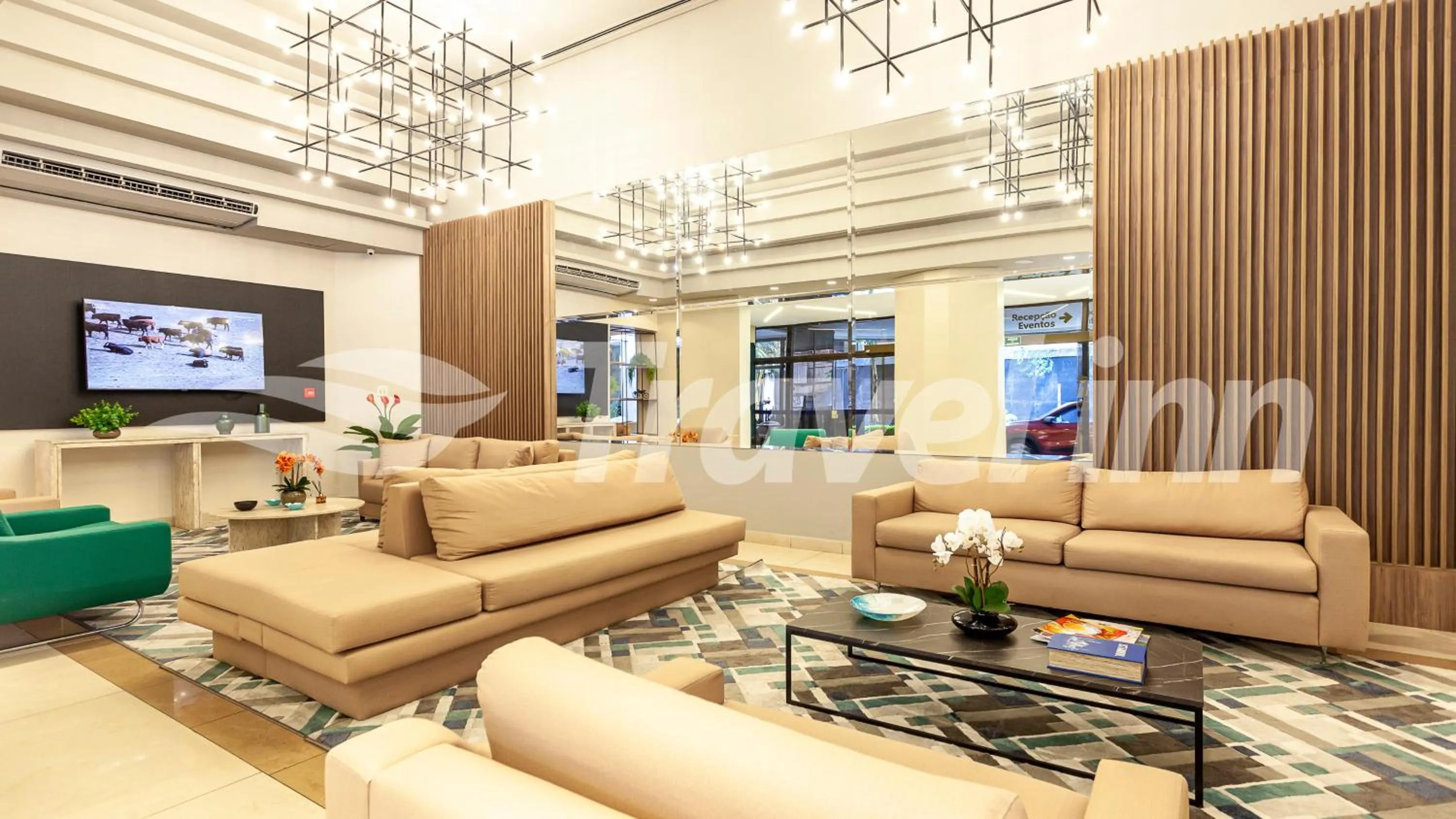 Living room in Travel Inn Premium Flats Paulista Wall Street