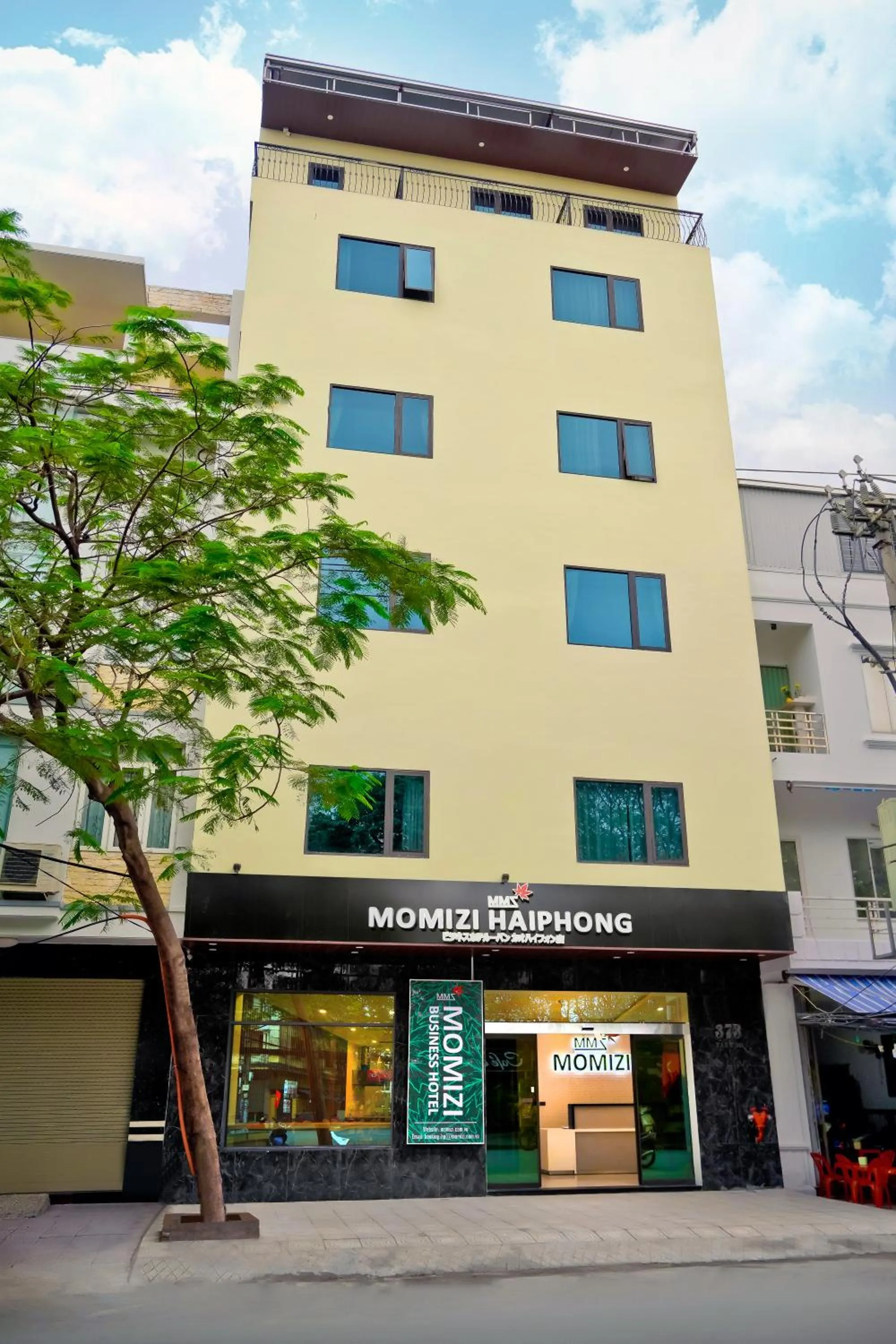 Property building in MOMIZI Hotel HAI PHONG