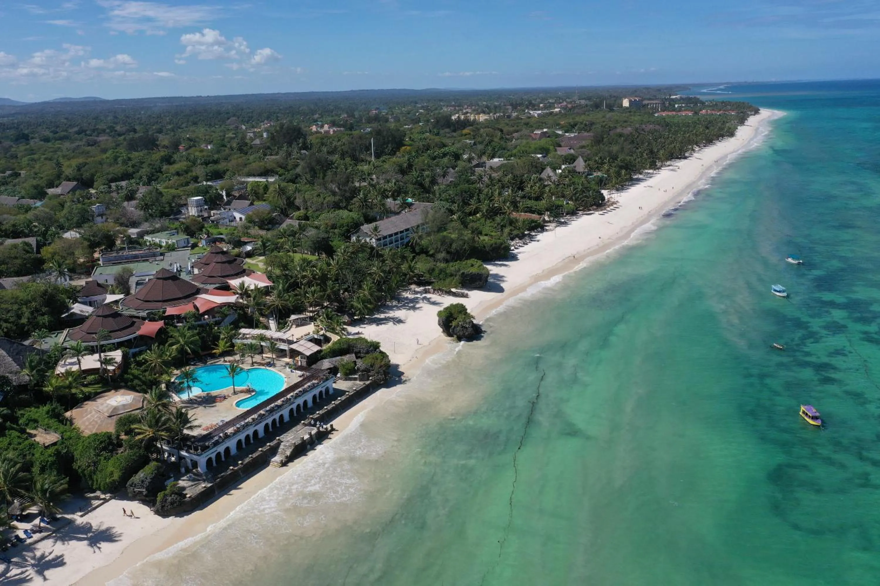 Bird's eye view in Leopard Beach Resort and Spa