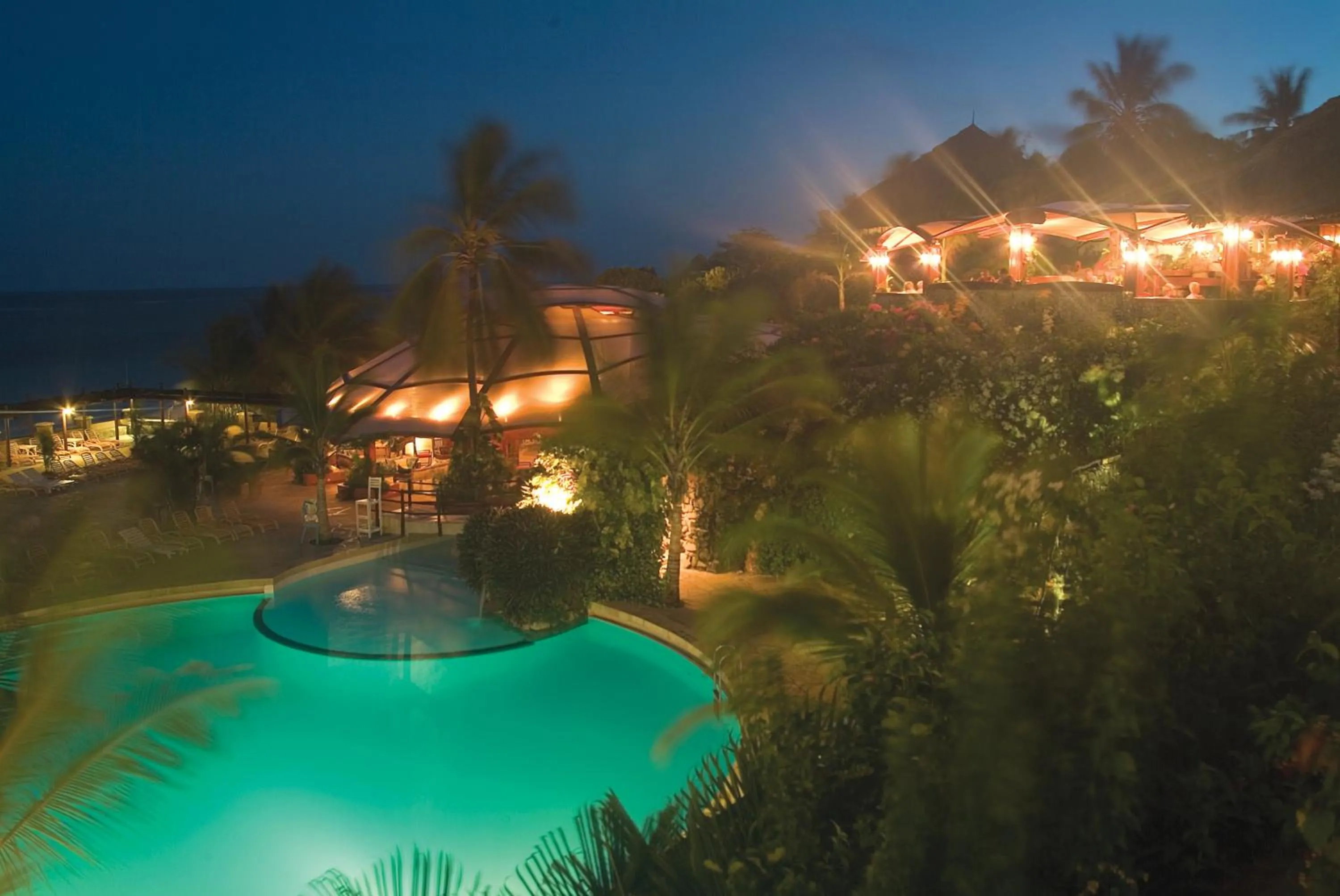 Swimming pool in Leopard Beach Resort and Spa
