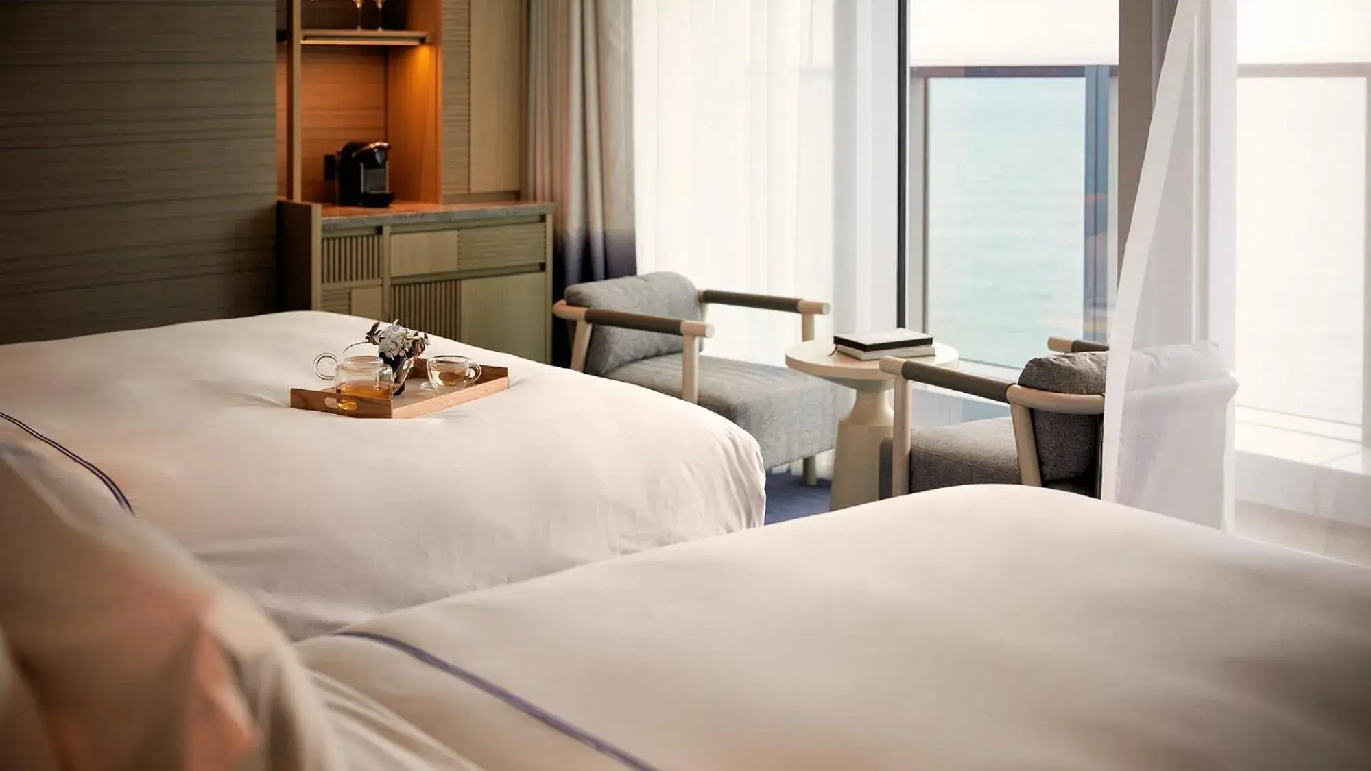 SIGNIEL Premier Family Twin Room with Ocean View in Signiel Busan SIGNIEL Premier Family Twin Room with Ocean View in Signiel Busan