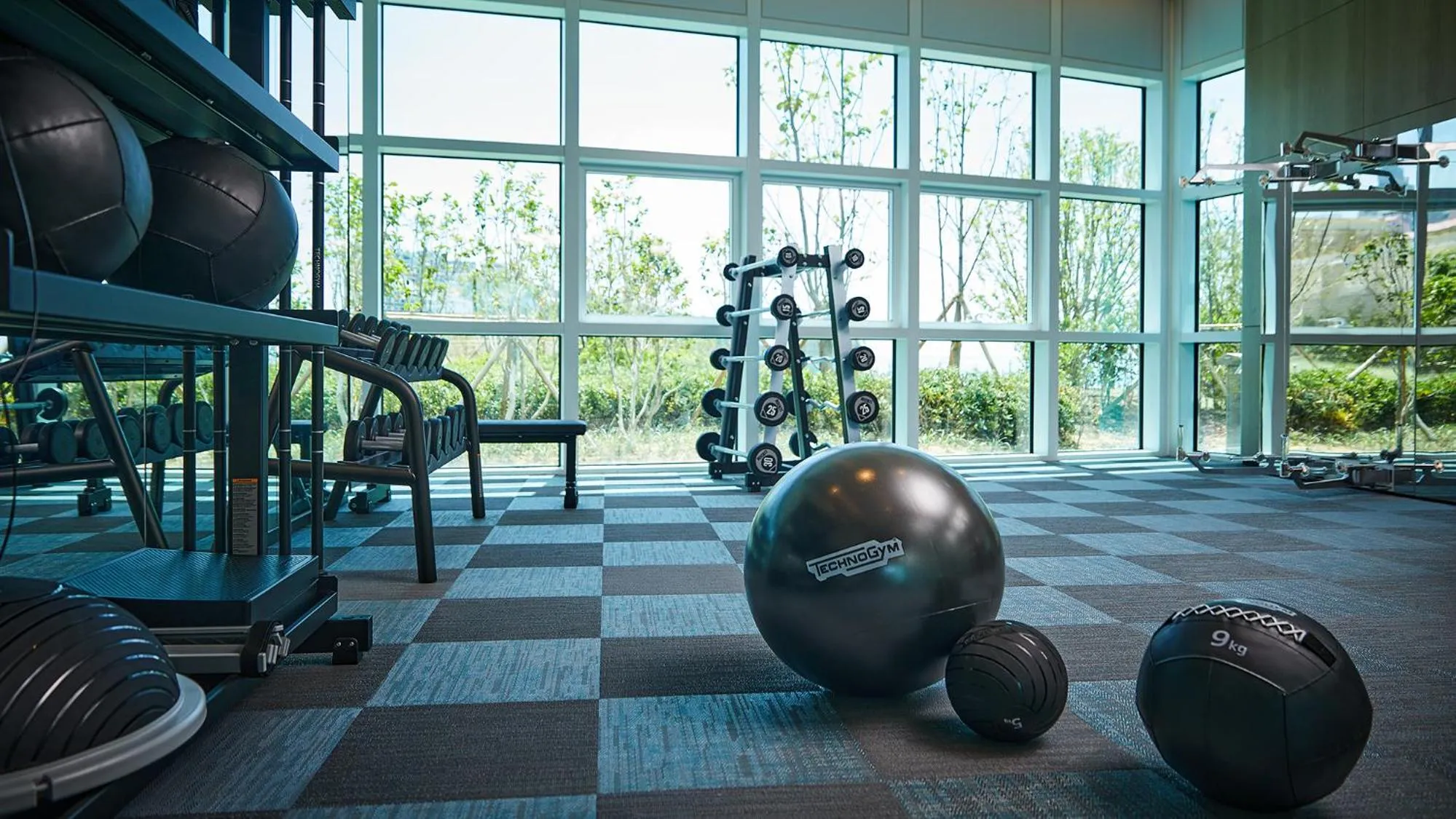 Fitness centre/facilities in Signiel Busan