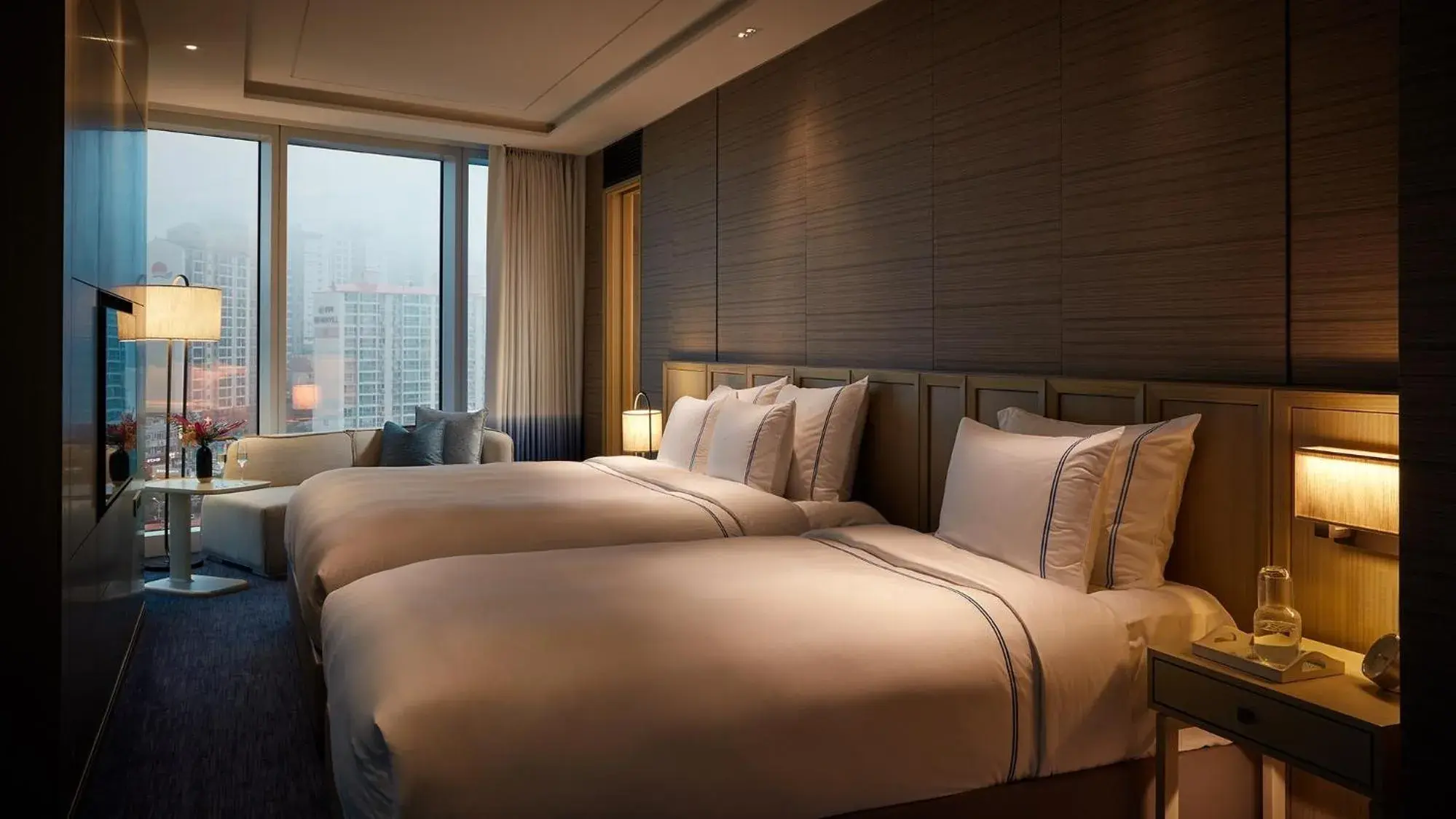 Signiel Premier Family Twin Room with City View in Signiel Busan Signiel Premier Family Twin Room with City View in Signiel Busan