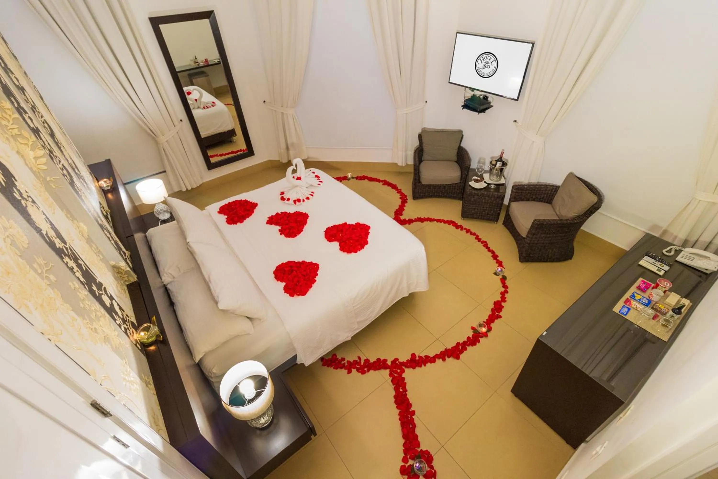 Bed in Hotel Republicano 1910