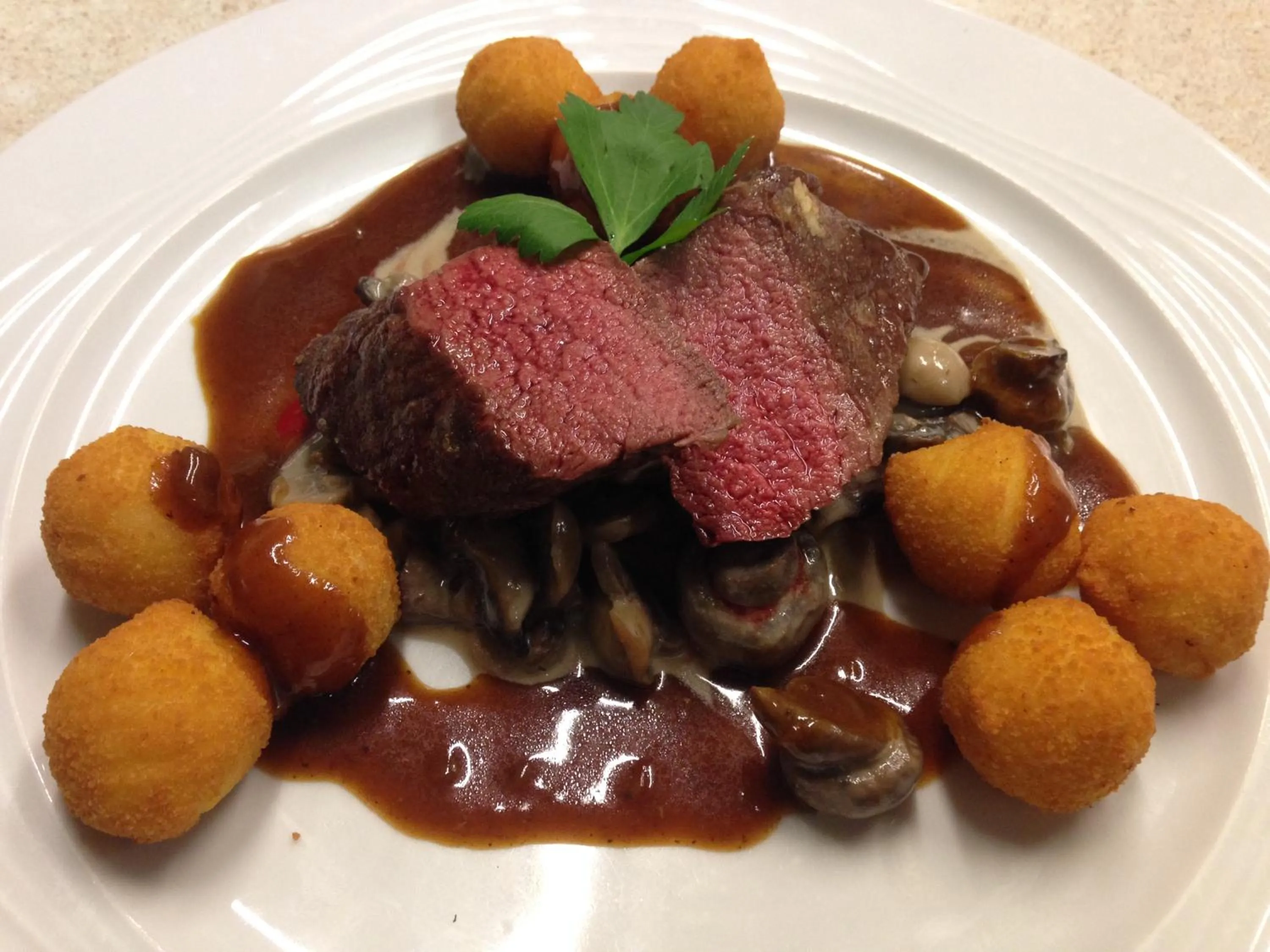 Food close-up in Hotel zur Kanone