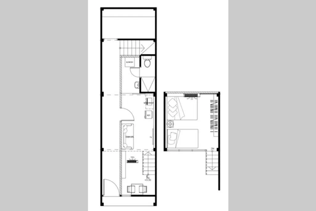 S1 Large Duplex Silom 3 Beds, Full Kitchen WIFI