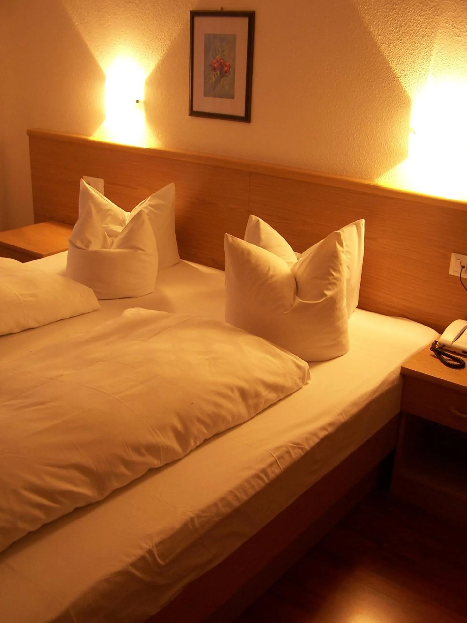 Decorative detail, Bed in Hotel Etschquelle