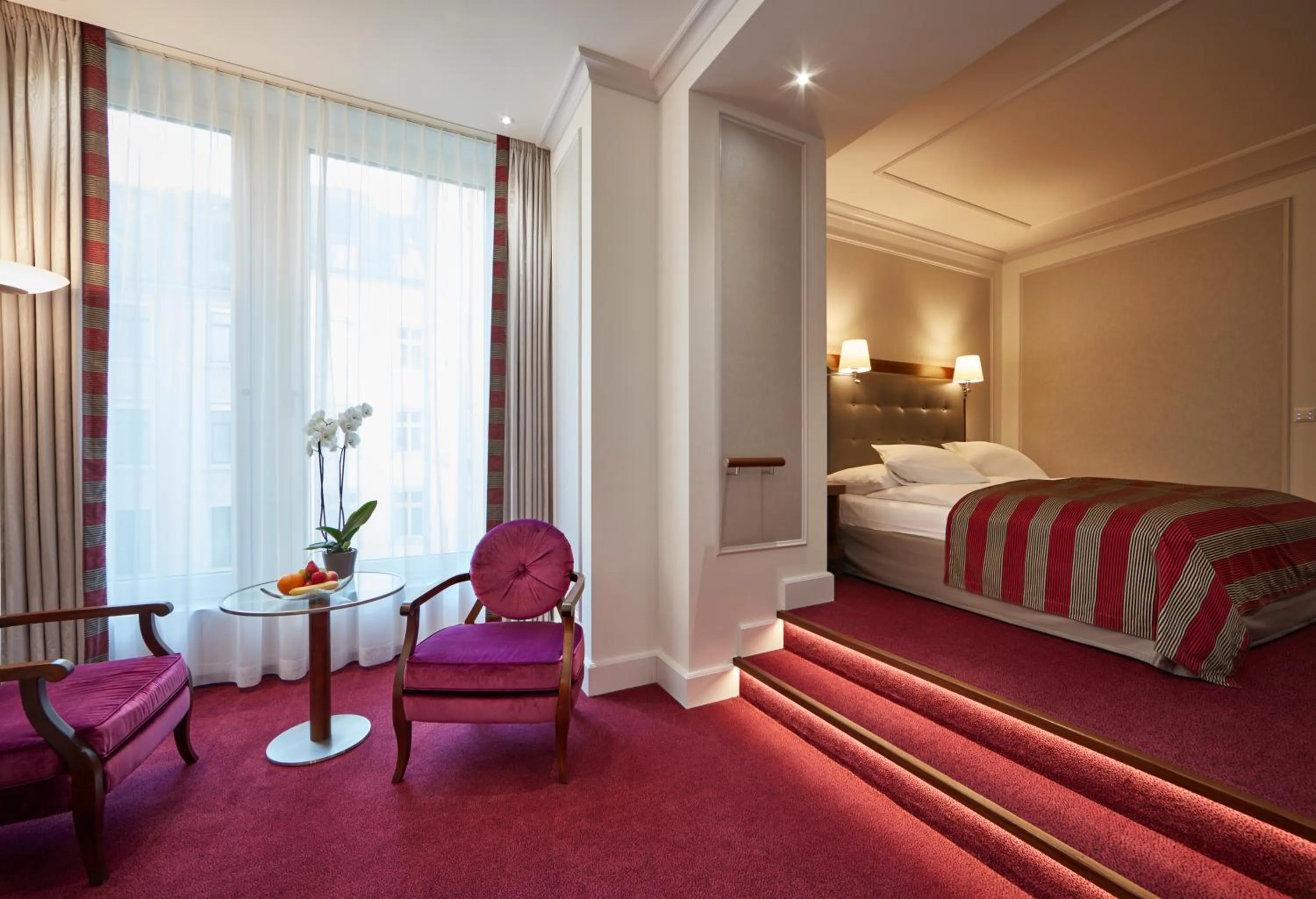 Bedroom in The Dufour by Hotel Schweizerhof Zürich