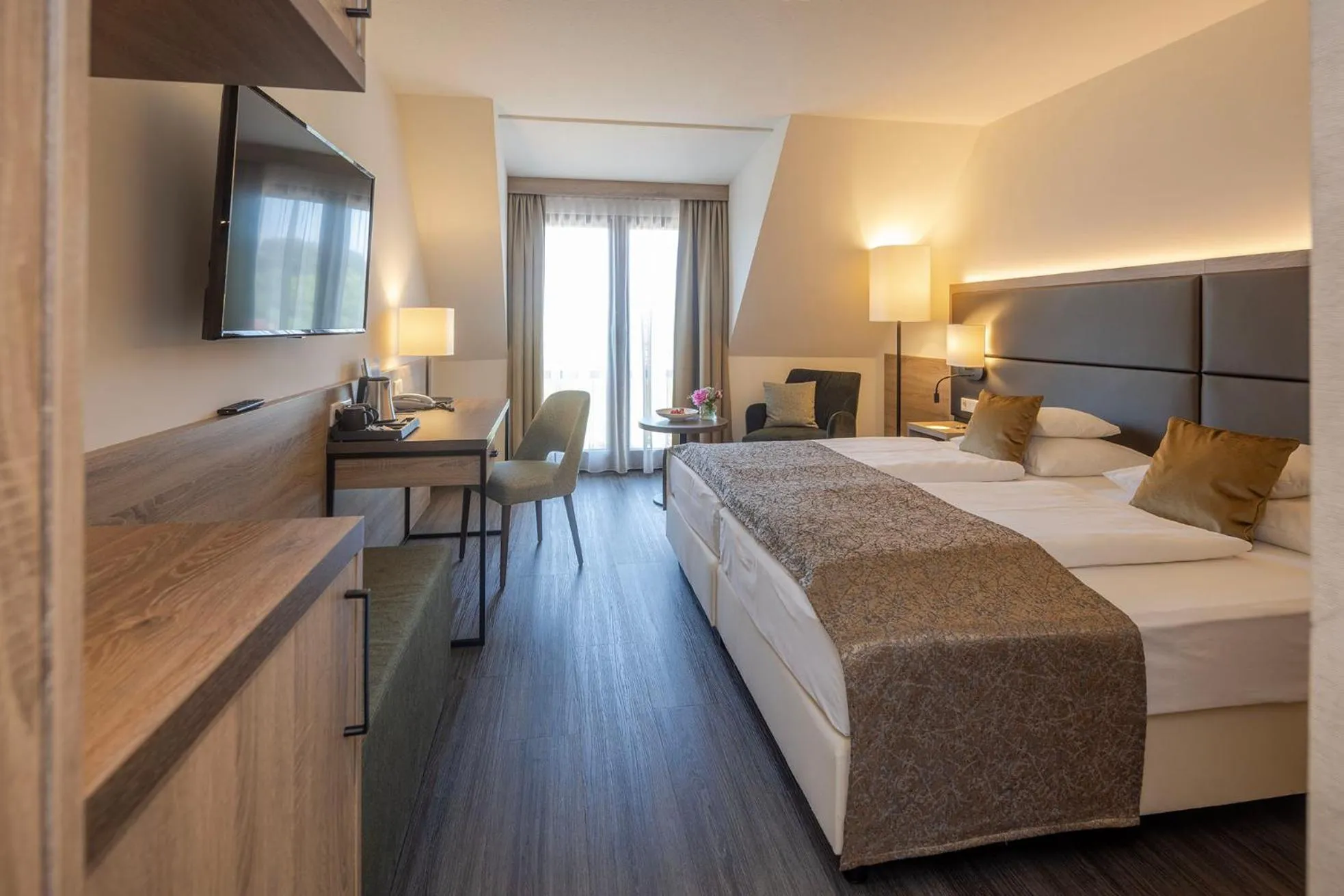 Photo of the whole room, Bed in Flair Park Hotel Ilshofen