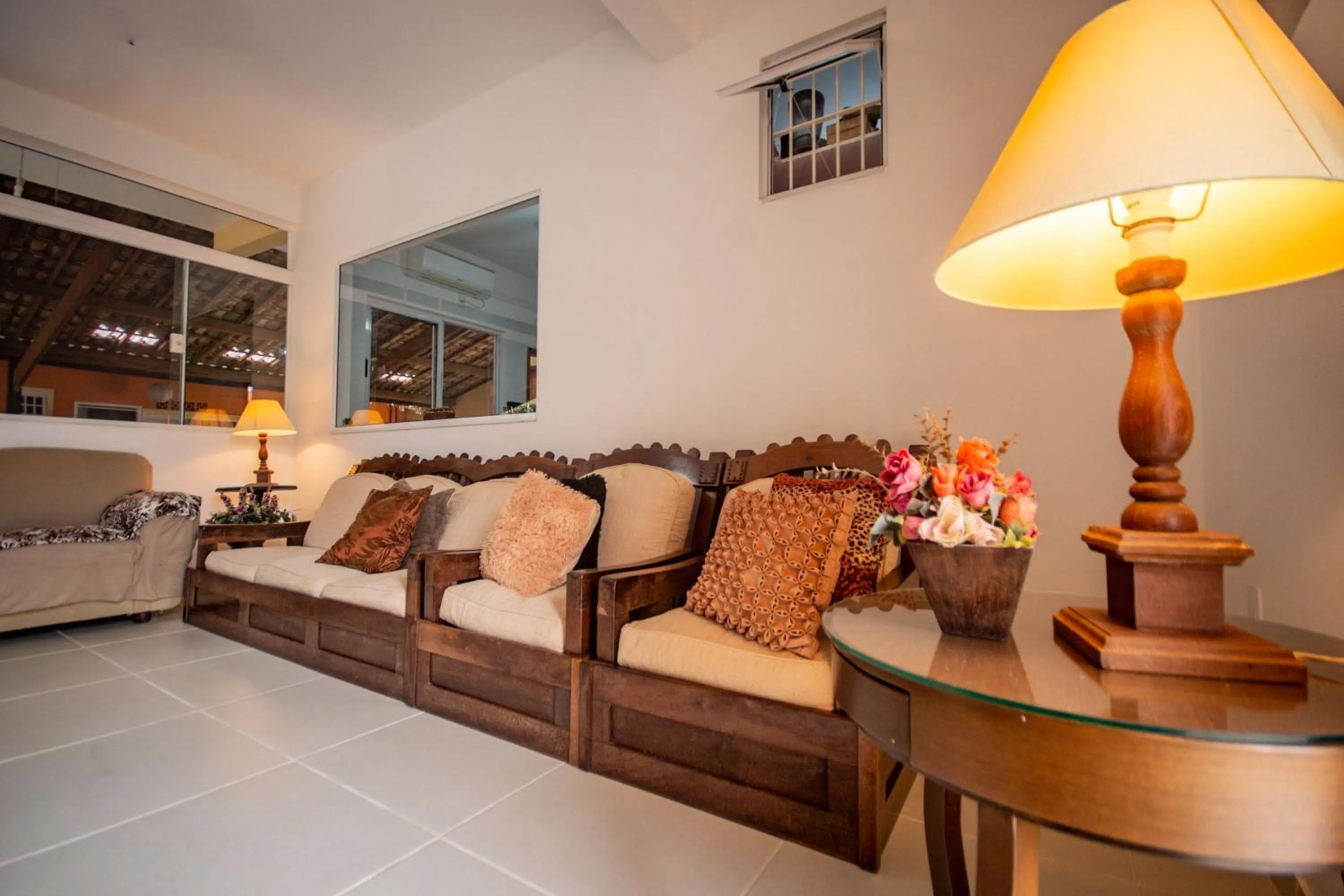 Living room in Pousada Quatro Estações Paraty