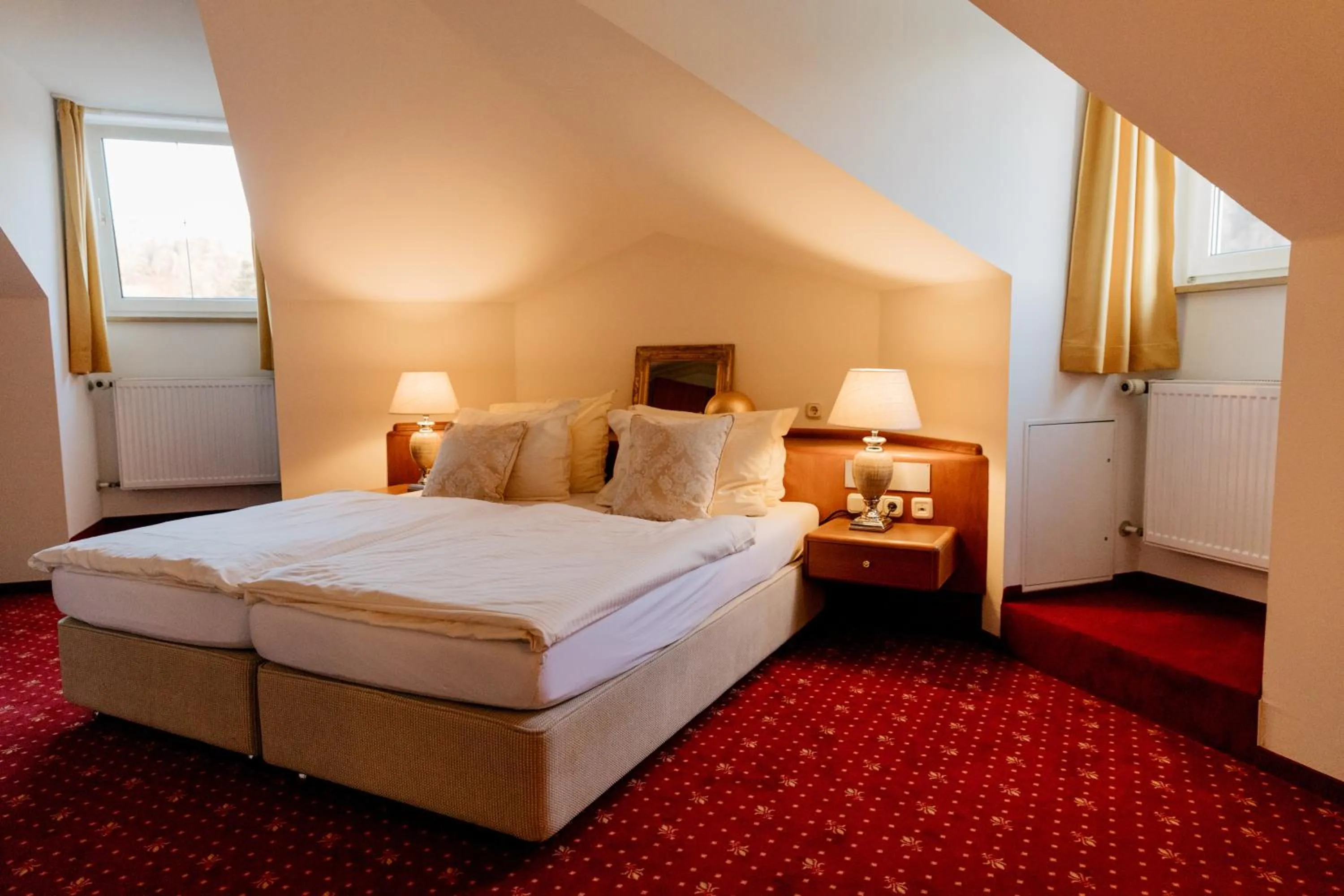 Bed in Hotel Fletzinger