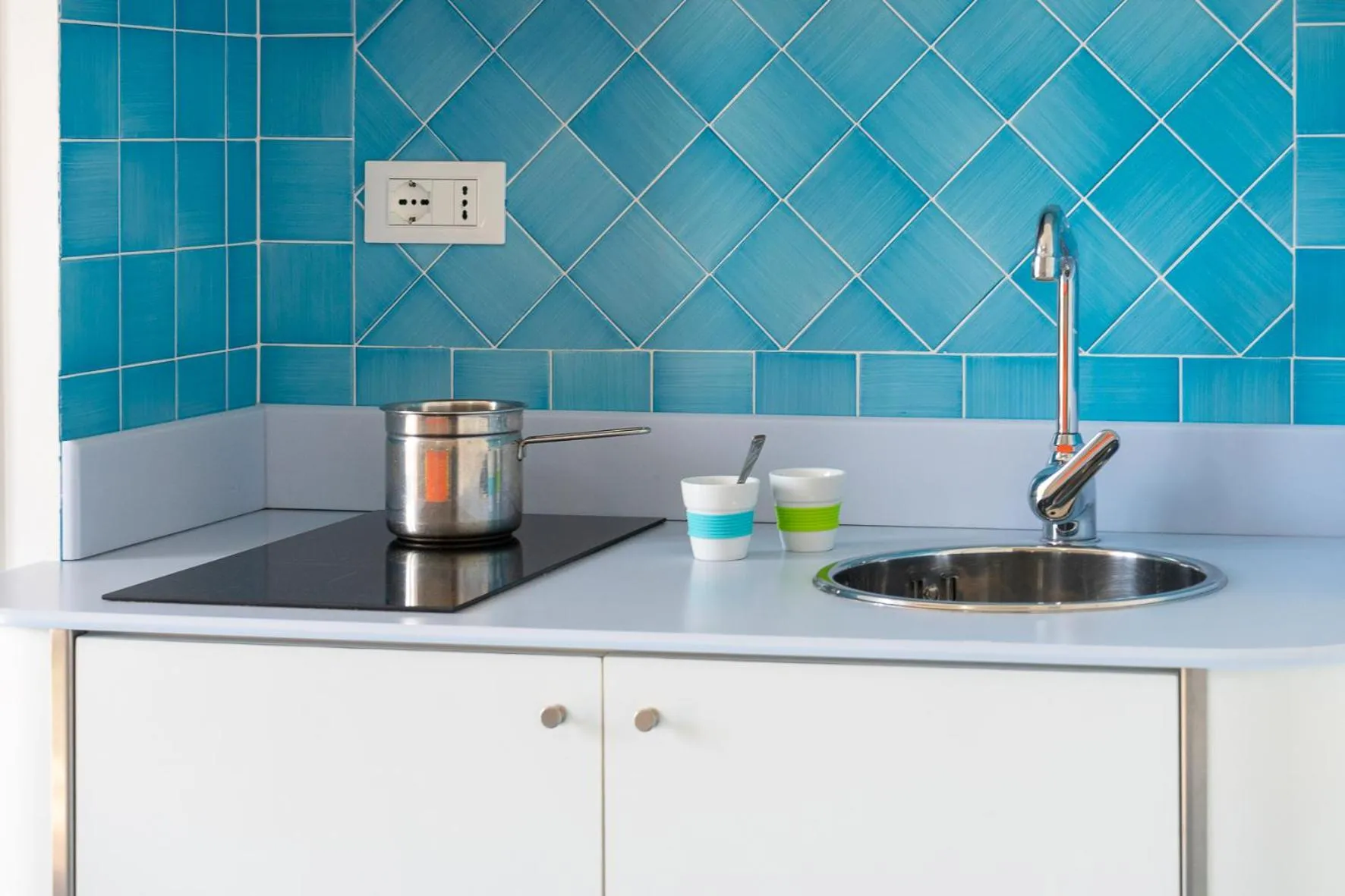 Kitchen or kitchenette in B&B Sperlonga