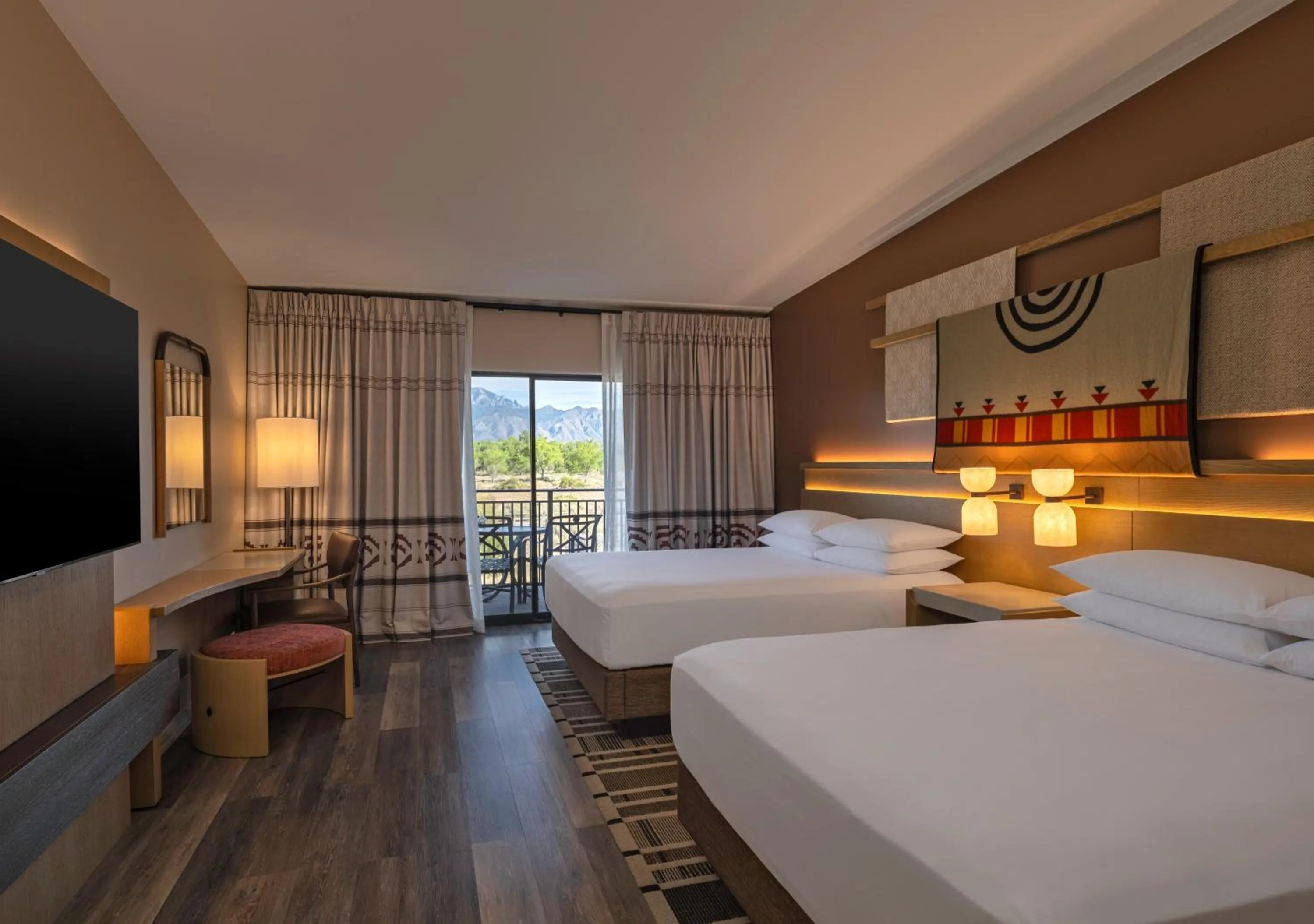 Bed in Hyatt Regency Tamaya South Santa Fe