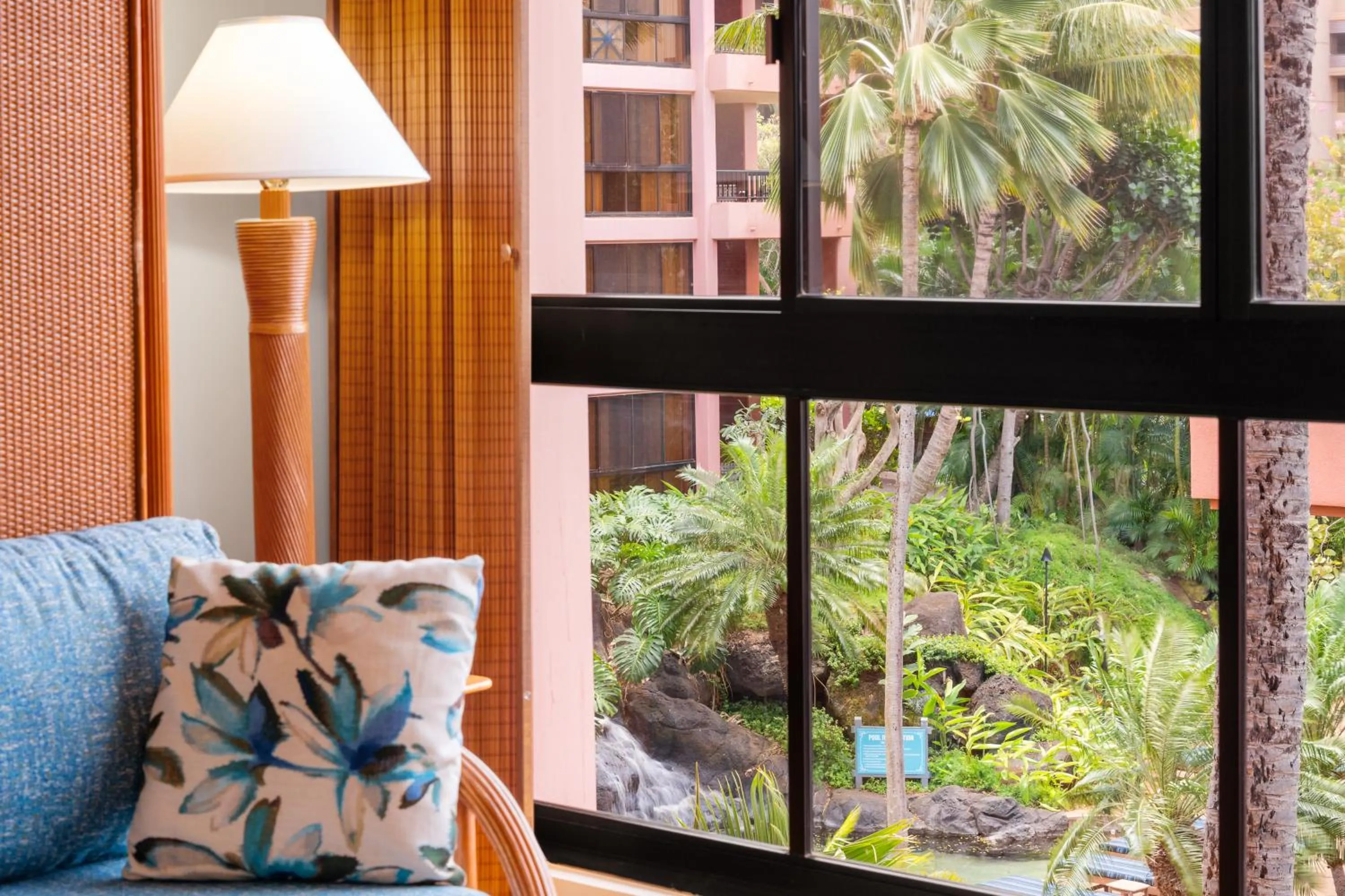 Living room in Kahana Falls Resort