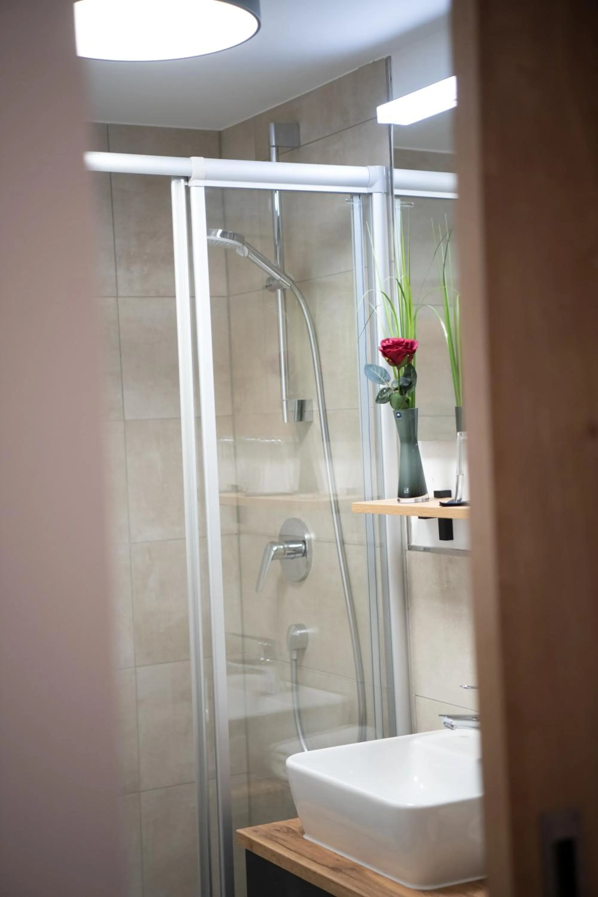 Shower in Hotel Zu den Drei Kronen