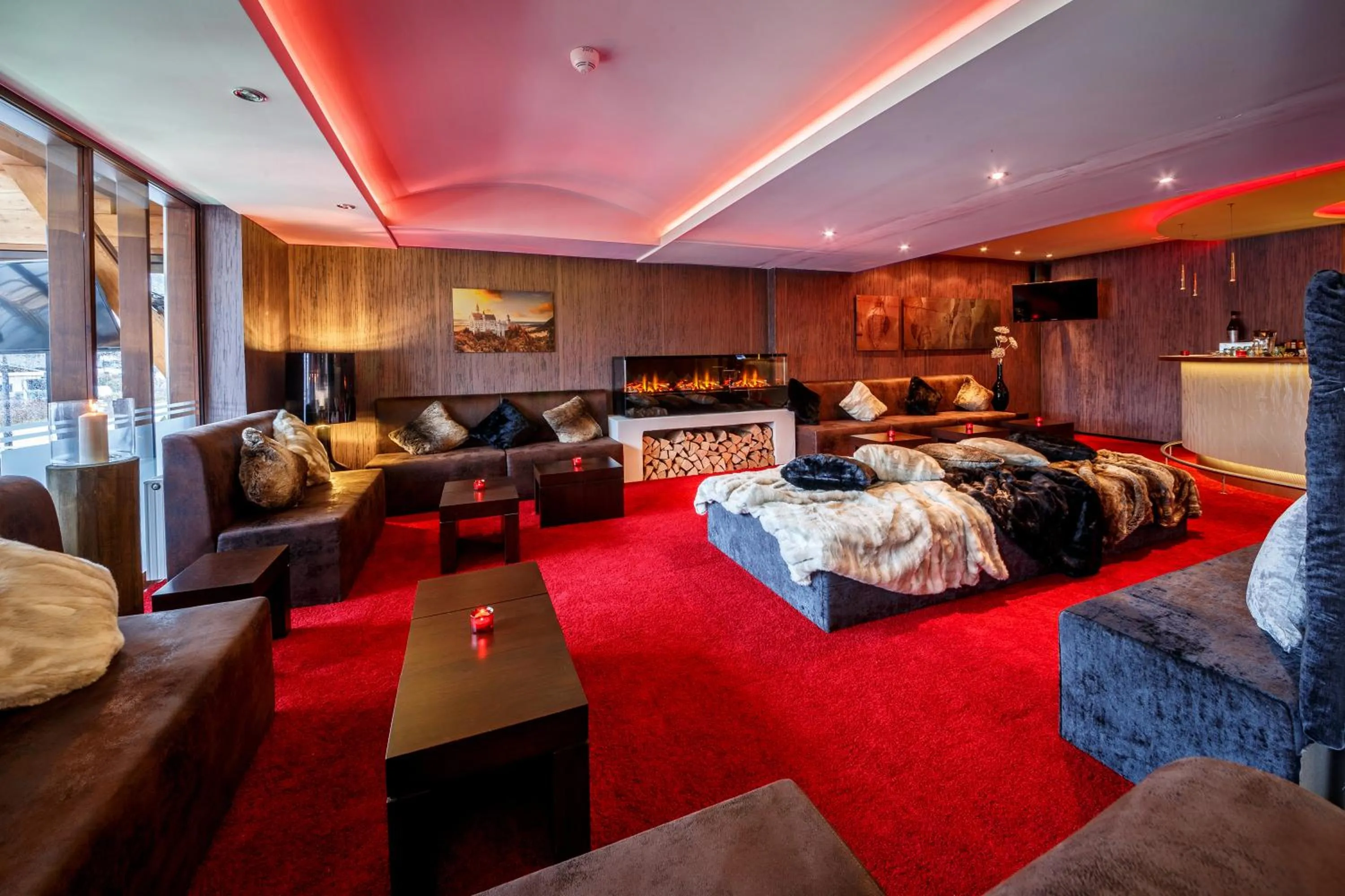 Communal lounge/ TV room in Hotel am Hopfensee