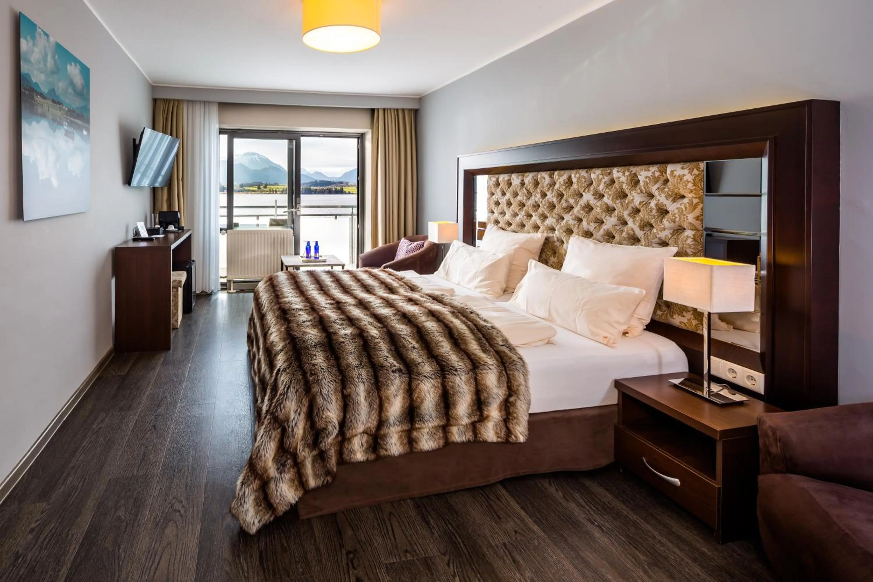 Bed in Hotel am Hopfensee