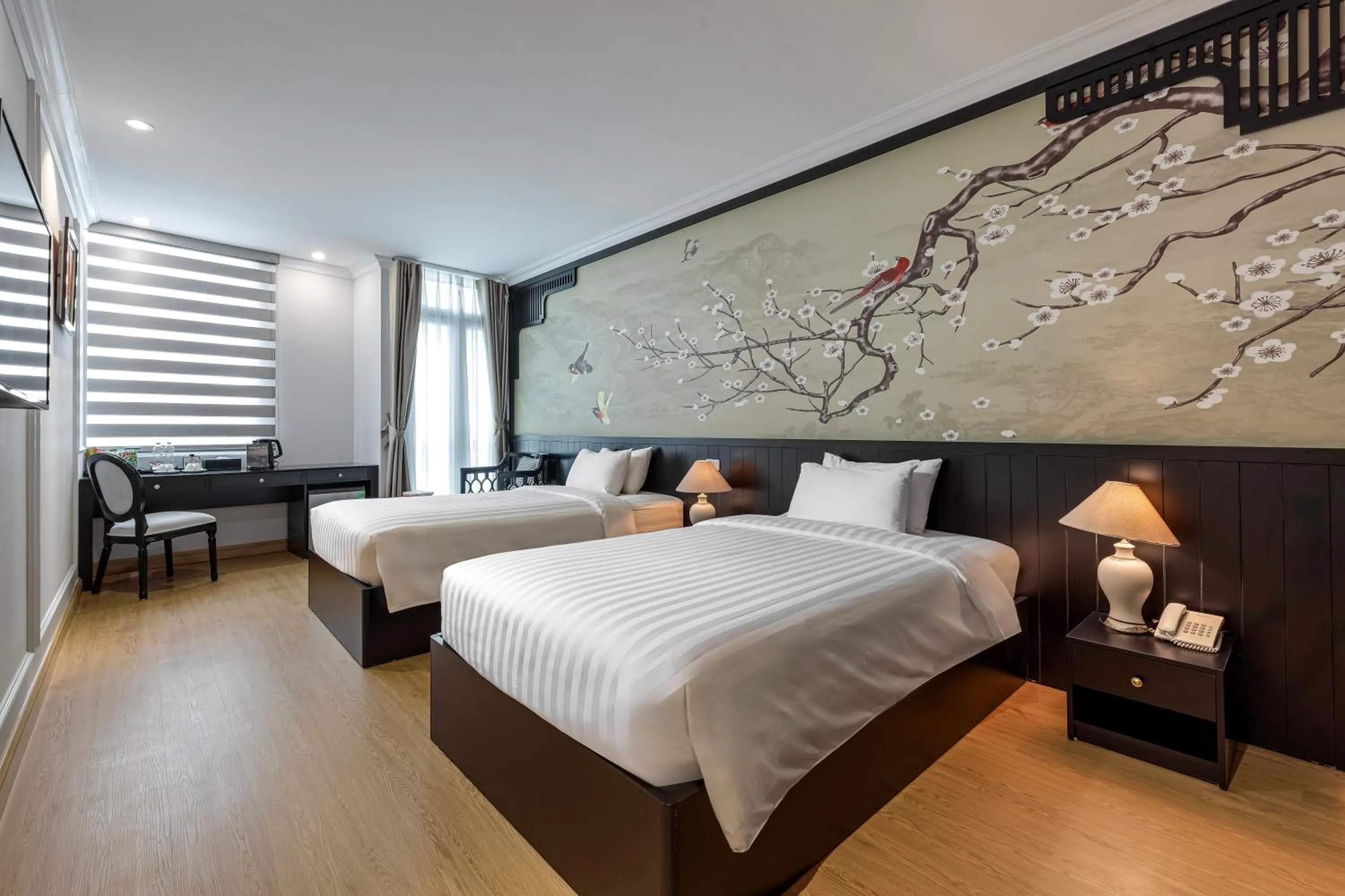 Bedroom, Bed in San Premium Hotel