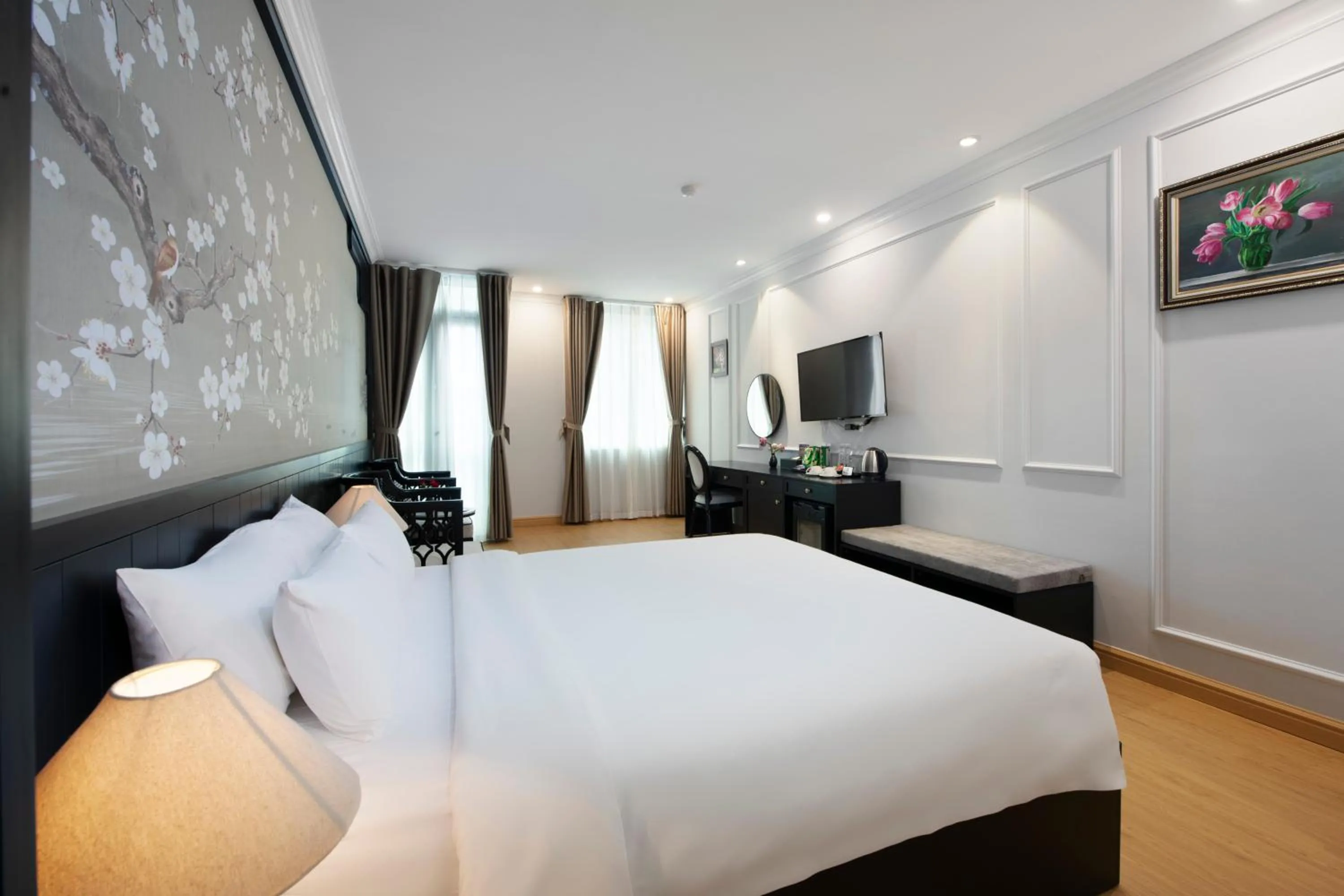 Bedroom, Bed in San Premium Hotel